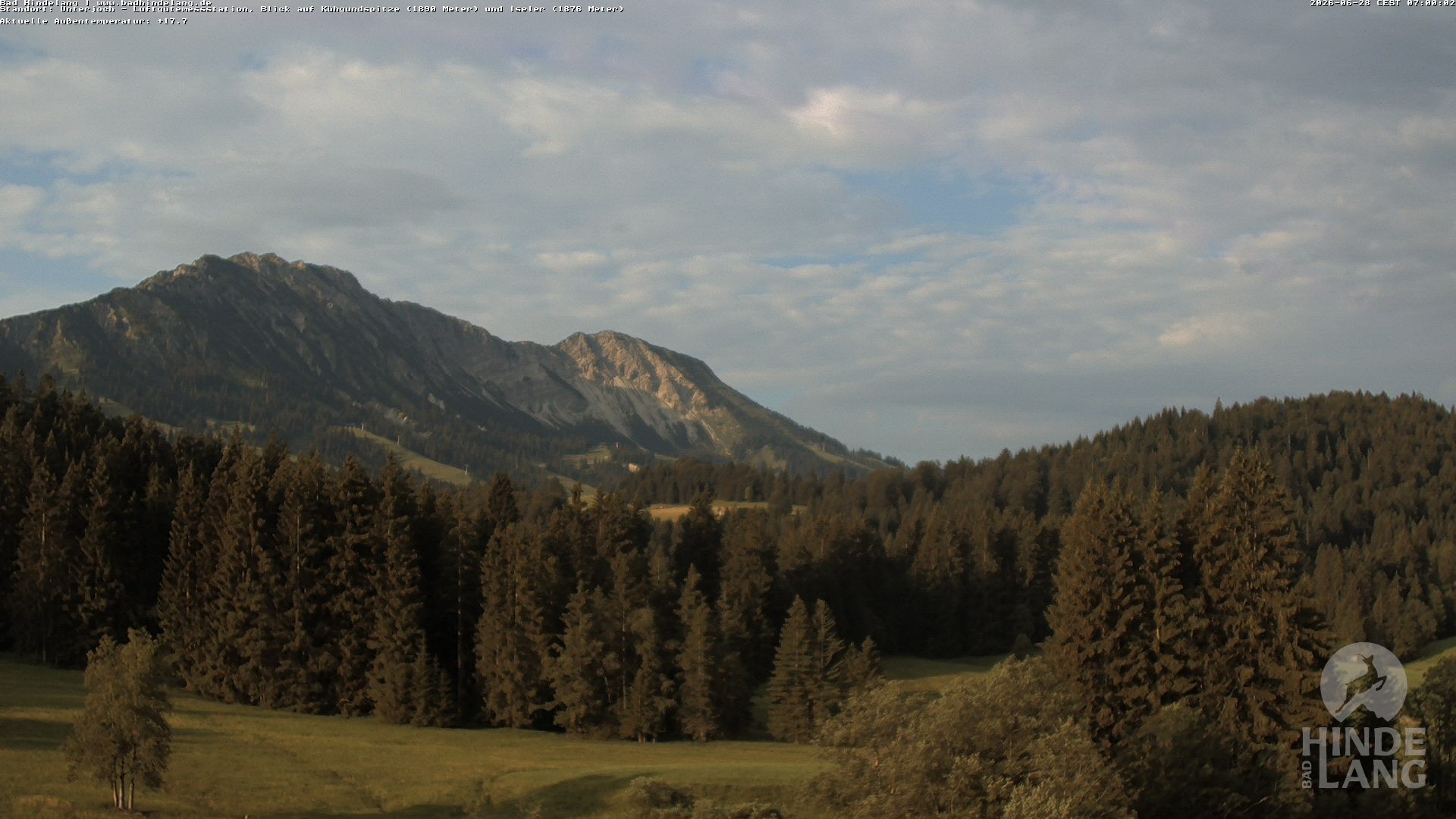 Archiv Foto Webcam Aussicht von der Region Unterjoch