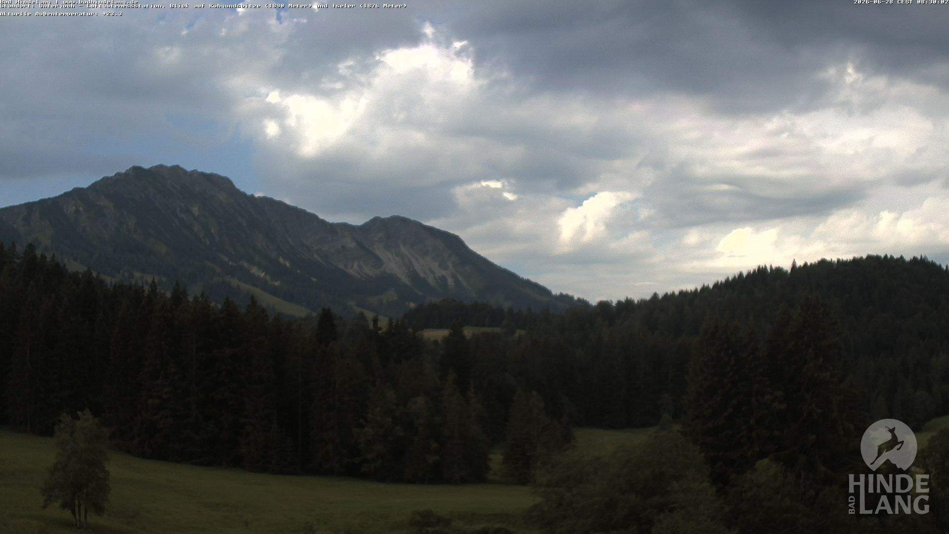 Archiv Foto Webcam Aussicht von der Region Unterjoch