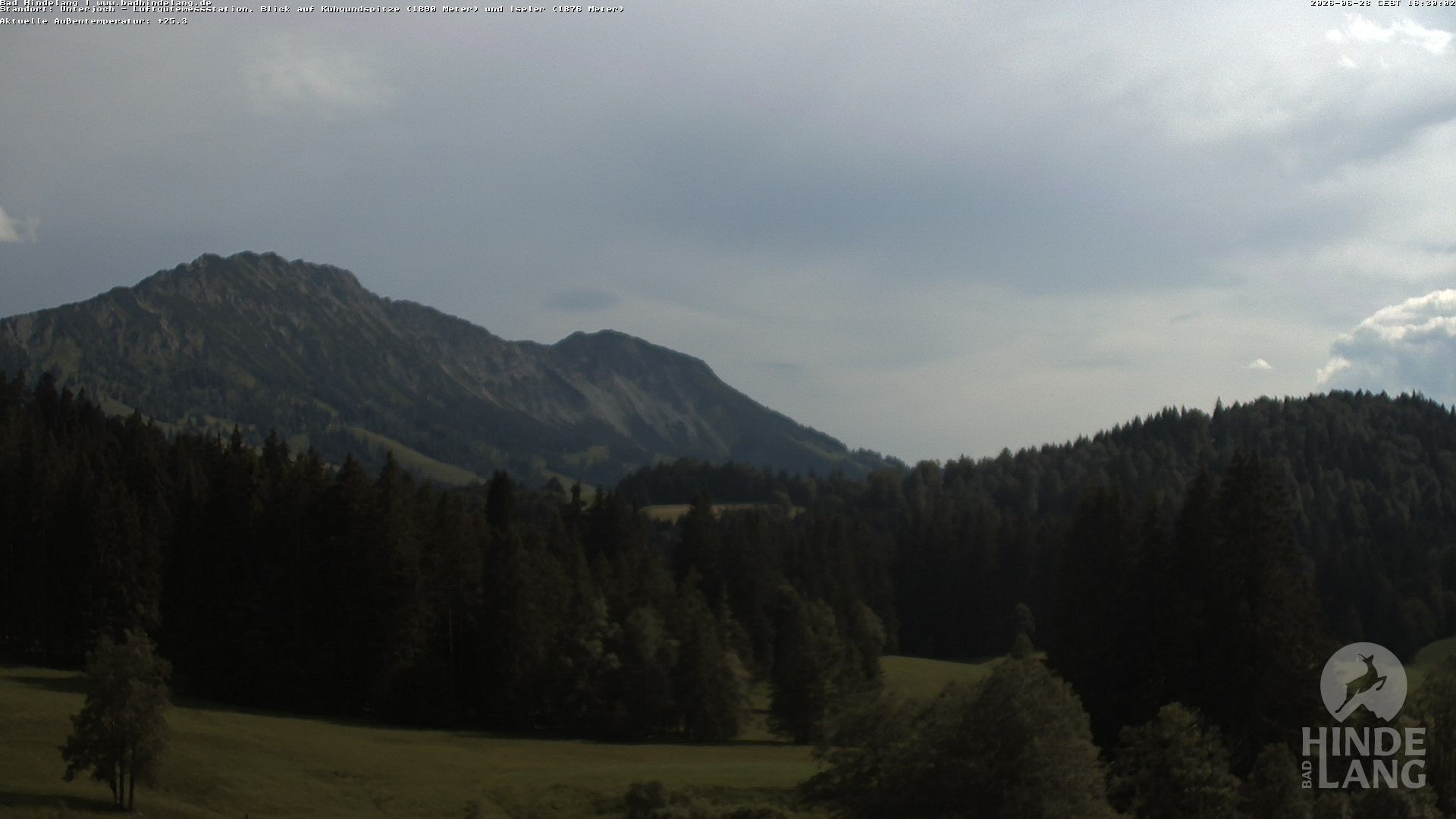 Archiv Foto Webcam Aussicht von der Region Unterjoch