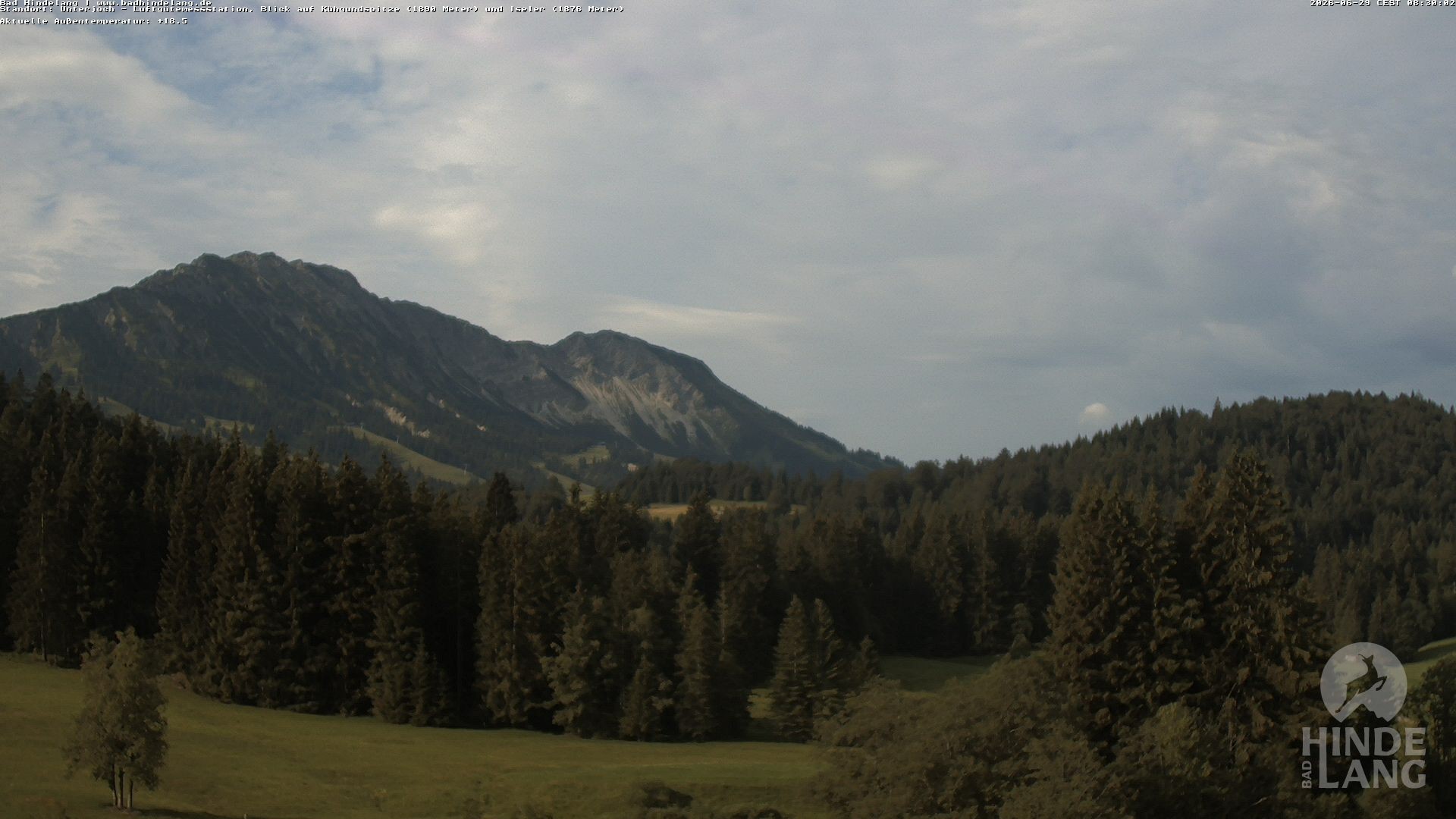 Archiv Foto Webcam Aussicht von der Region Unterjoch