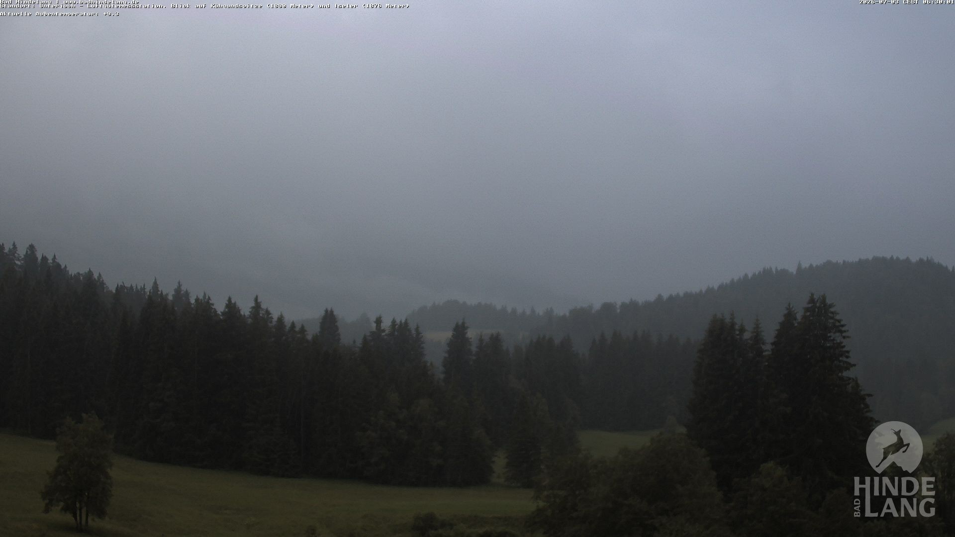 Archiv Foto Webcam Aussicht von der Region Unterjoch