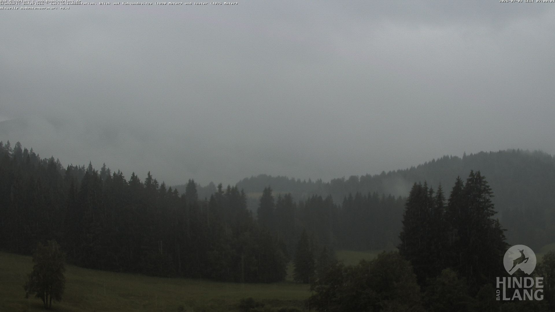 Archiv Foto Webcam Aussicht von der Region Unterjoch