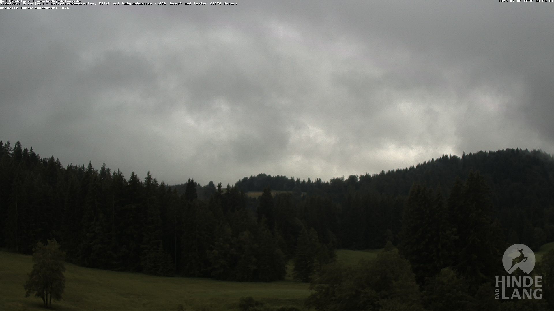 Archiv Foto Webcam Aussicht von der Region Unterjoch