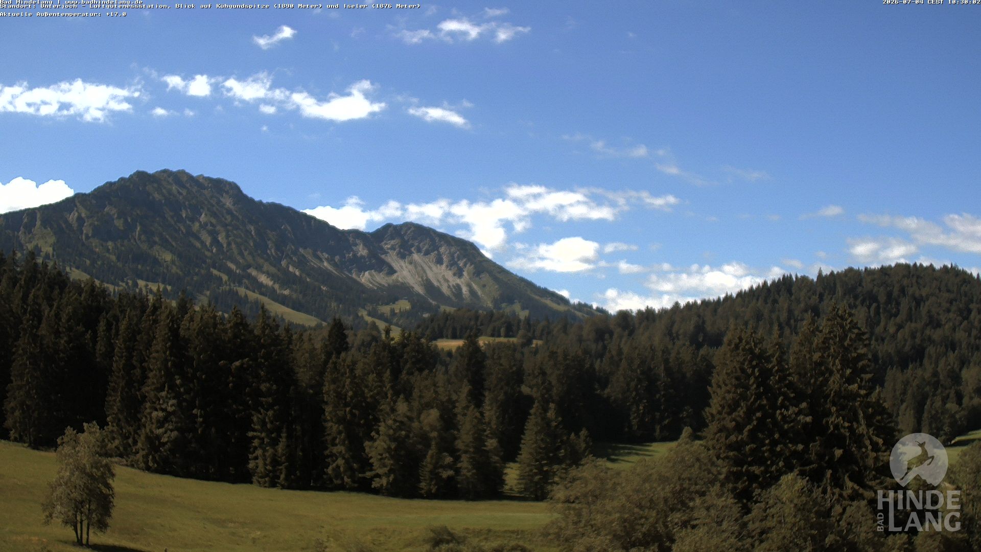 Archiv Foto Webcam Aussicht von der Region Unterjoch