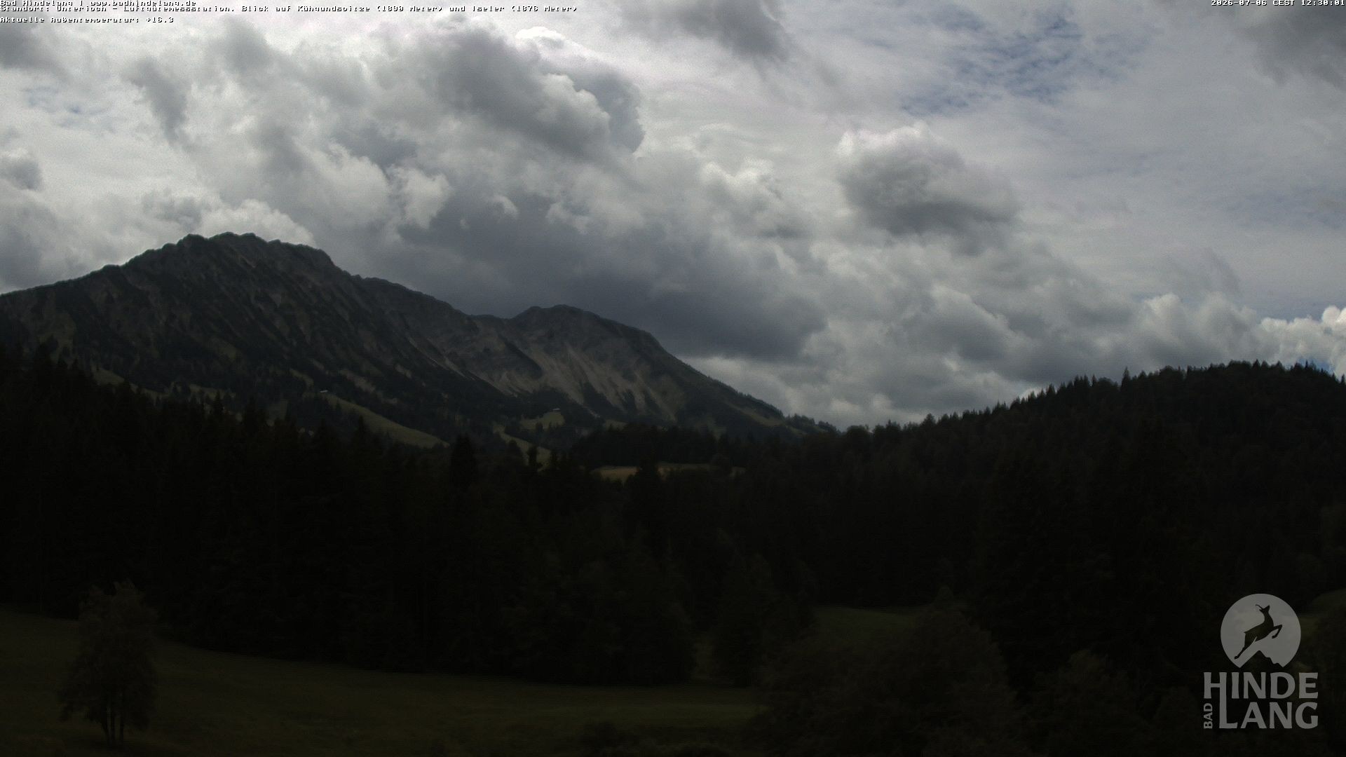 Archiv Foto Webcam Aussicht von der Region Unterjoch