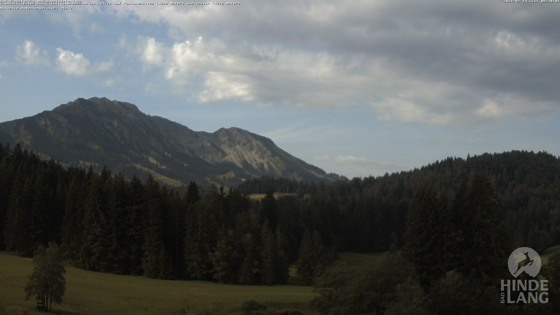 Archiv Foto Webcam Aussicht von der Region Unterjoch