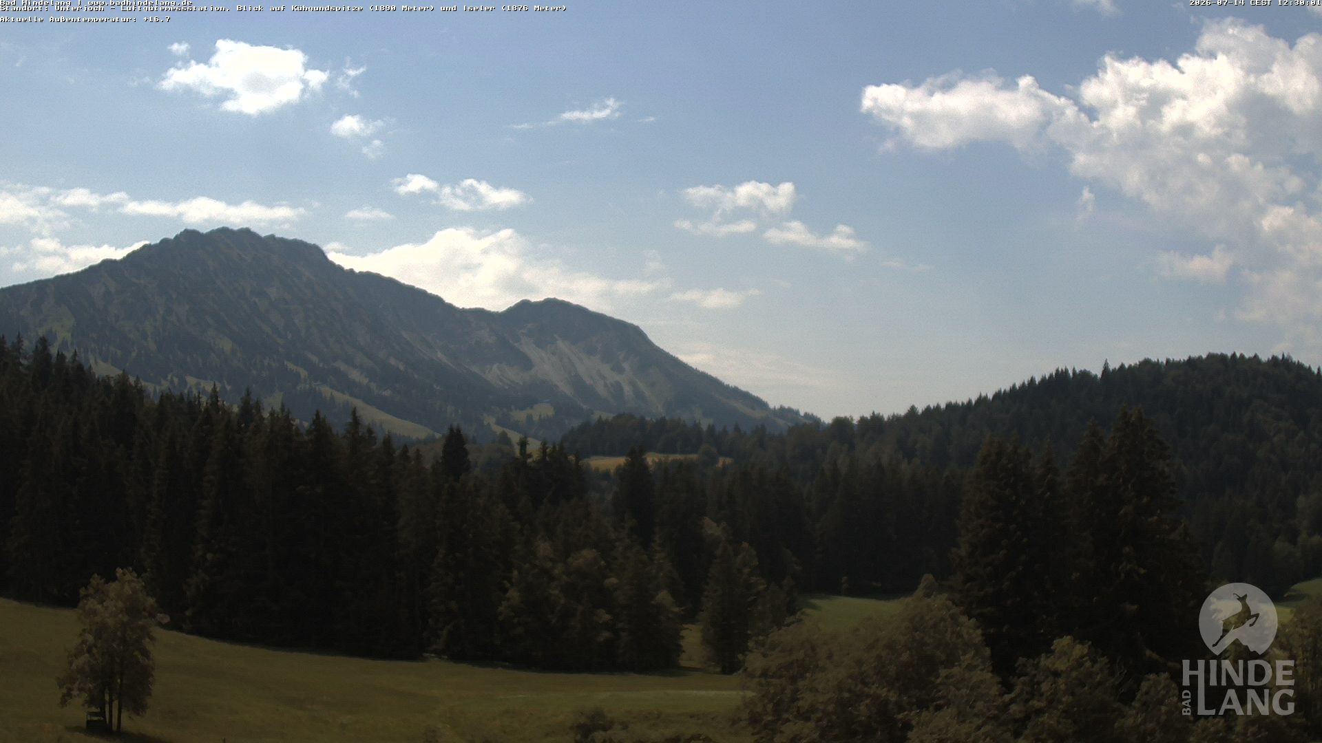Archiv Foto Webcam Aussicht von der Region Unterjoch