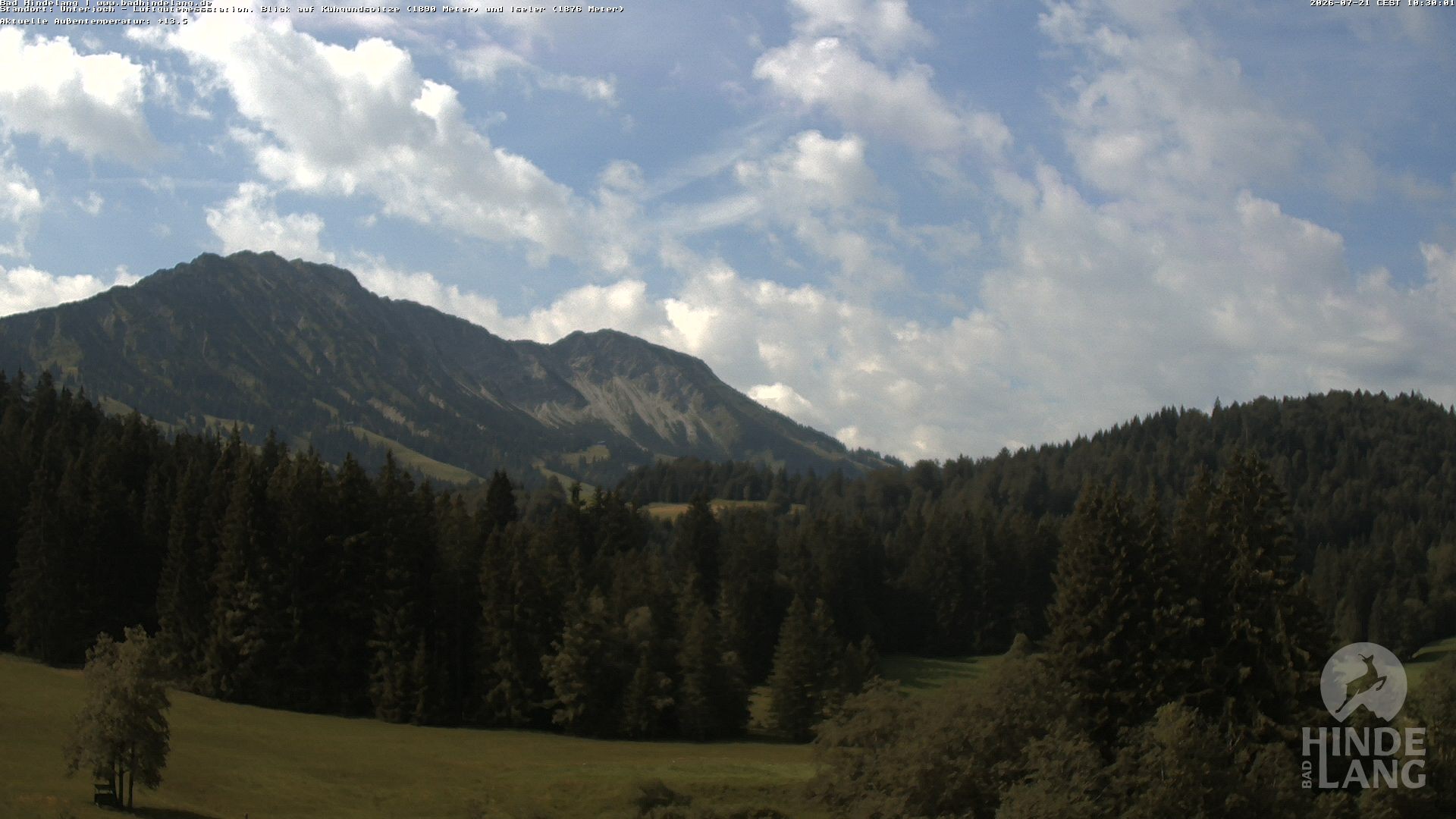 Archiv Foto Webcam Aussicht von der Region Unterjoch