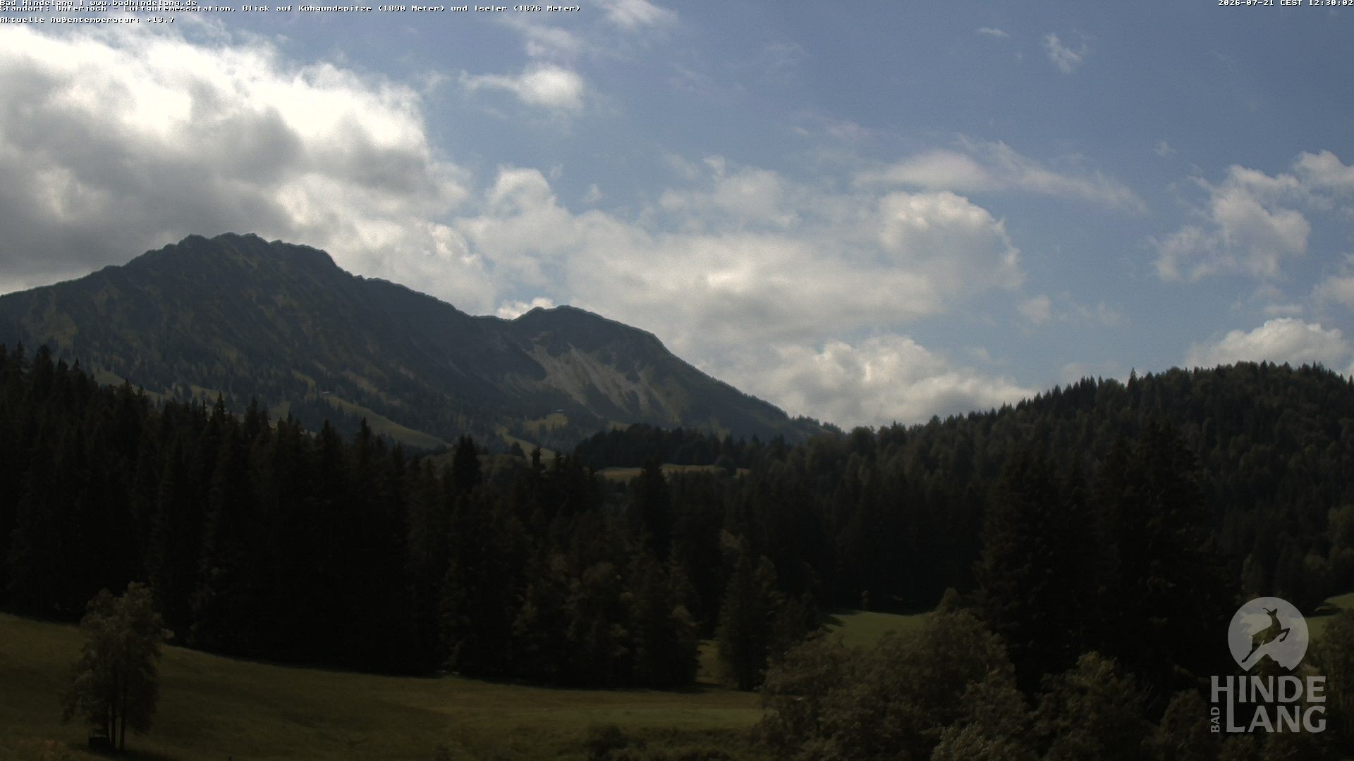 Archiv Foto Webcam Aussicht von der Region Unterjoch