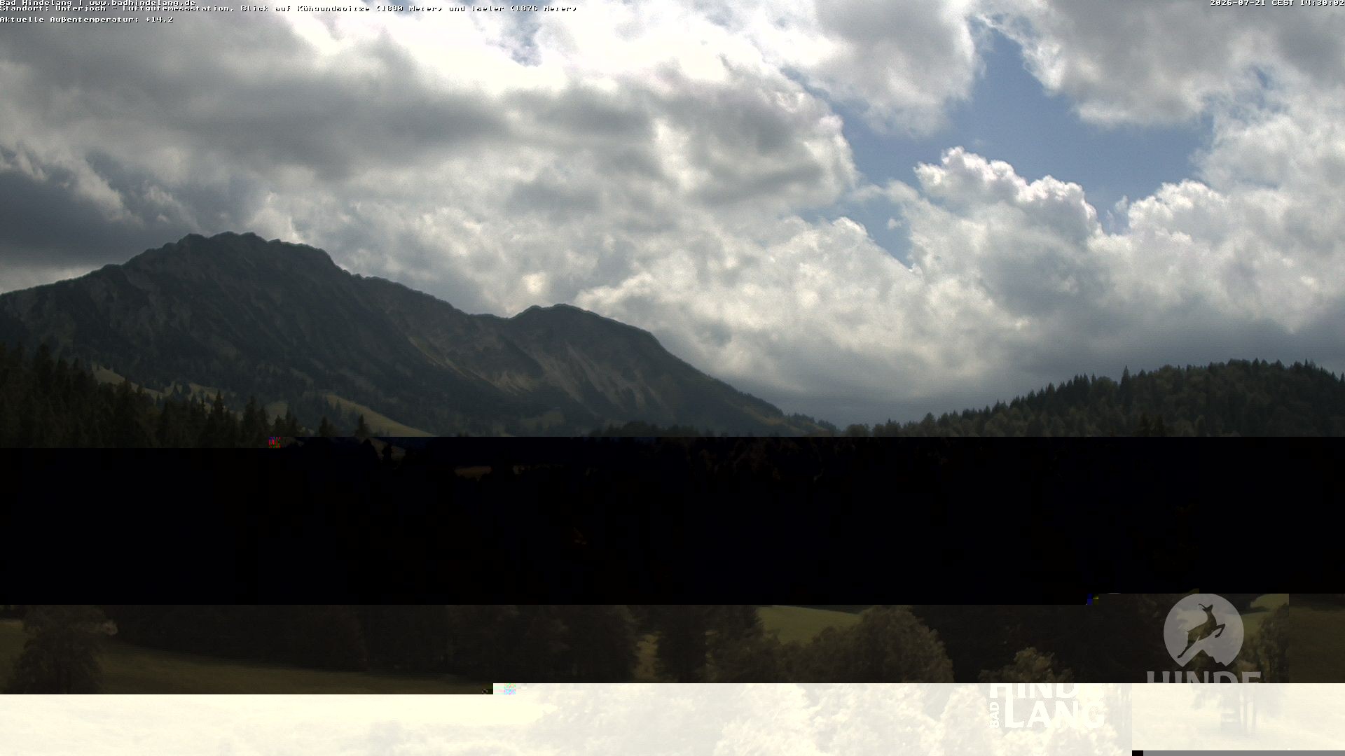 Archiv Foto Webcam Aussicht von der Region Unterjoch