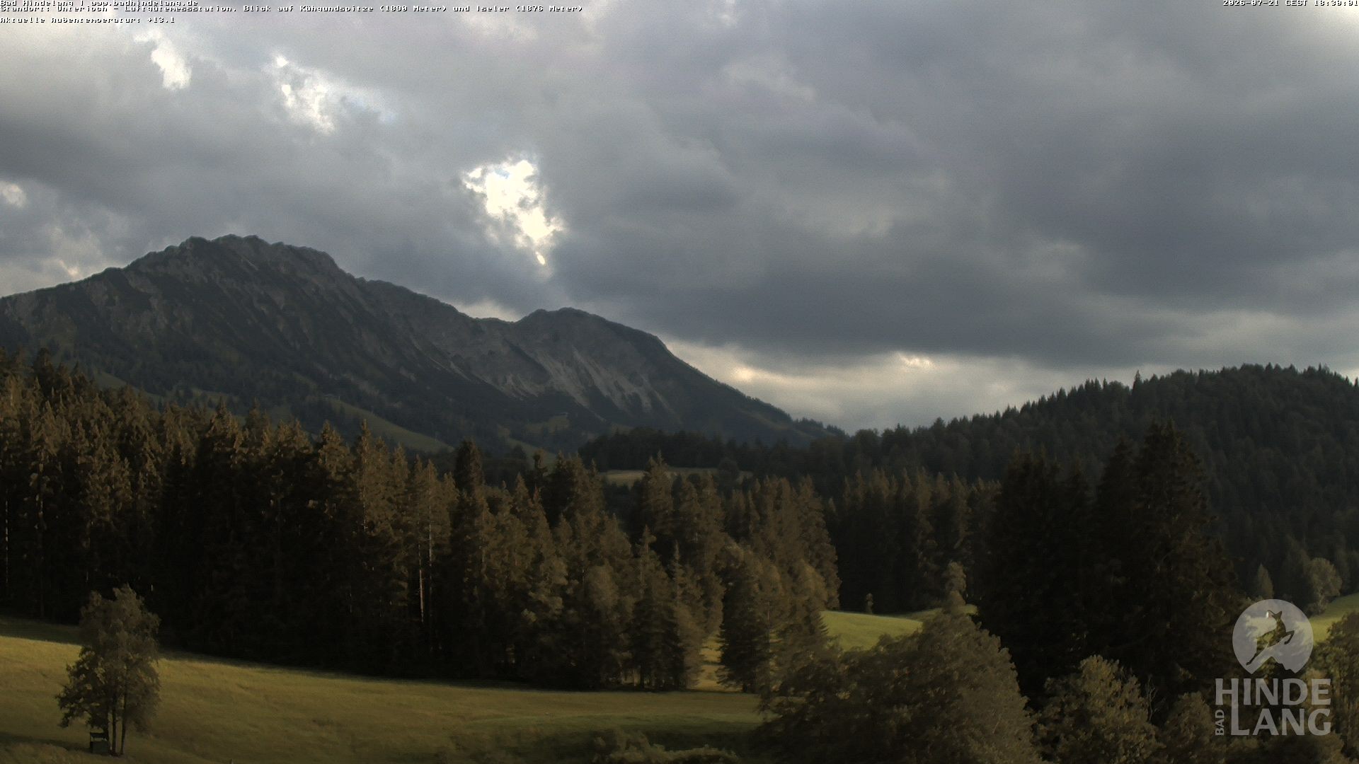 Archiv Foto Webcam Aussicht von der Region Unterjoch
