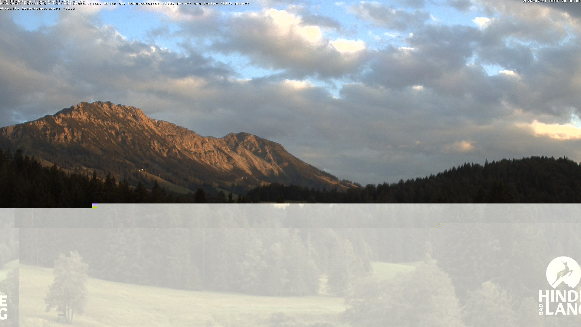 Archiv Foto Webcam Aussicht von der Region Unterjoch