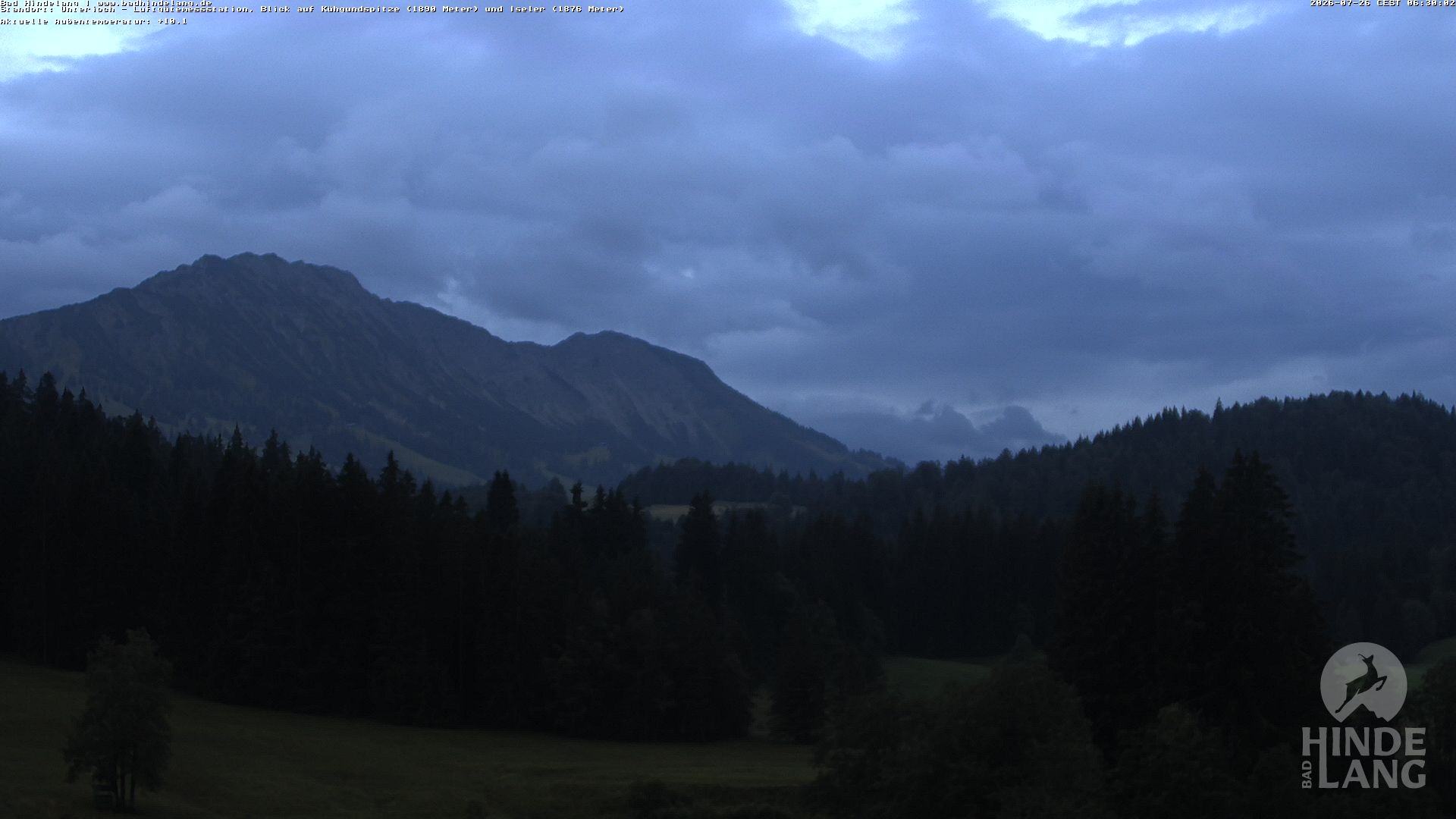Archiv Foto Webcam Aussicht von der Region Unterjoch