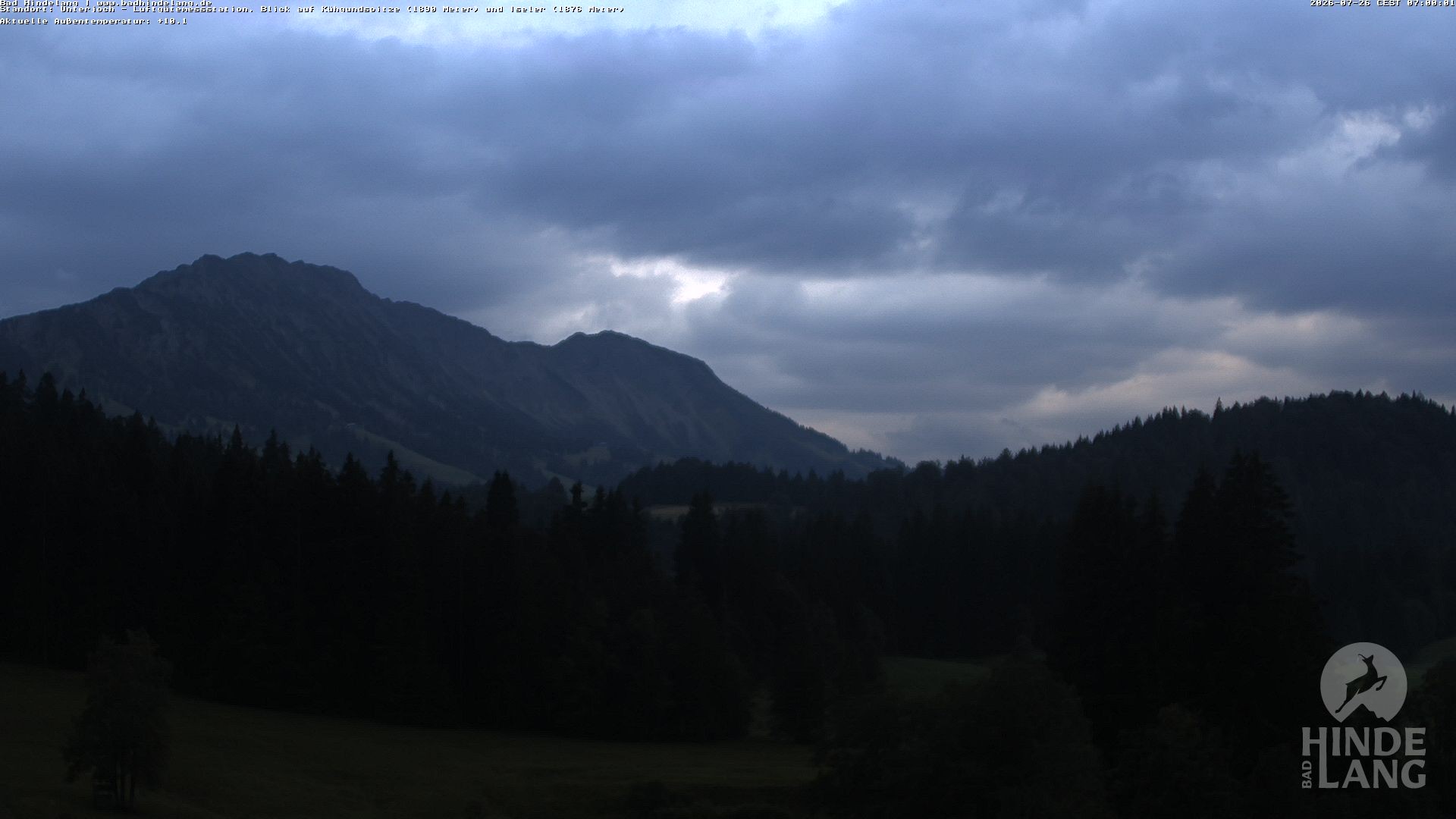 Archiv Foto Webcam Aussicht von der Region Unterjoch