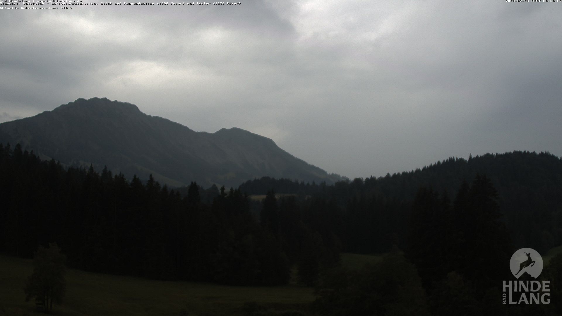 Archiv Foto Webcam Aussicht von der Region Unterjoch