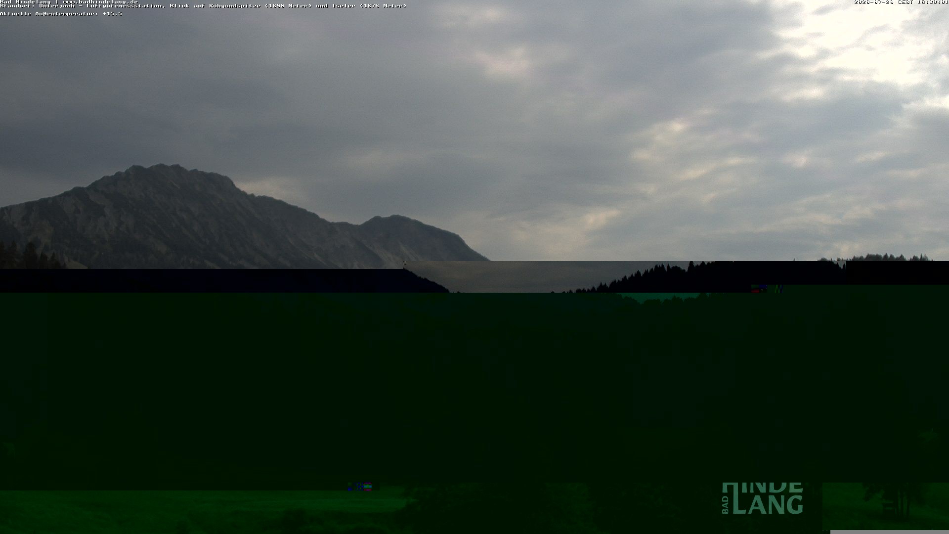 Archiv Foto Webcam Aussicht von der Region Unterjoch