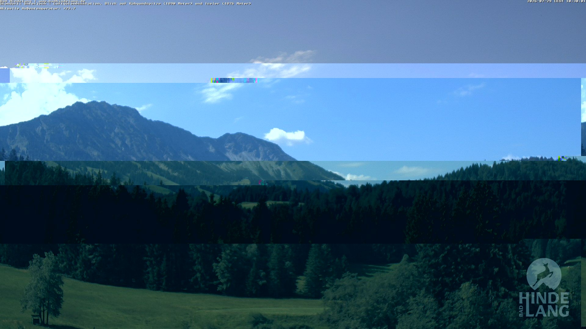 Archiv Foto Webcam Aussicht von der Region Unterjoch
