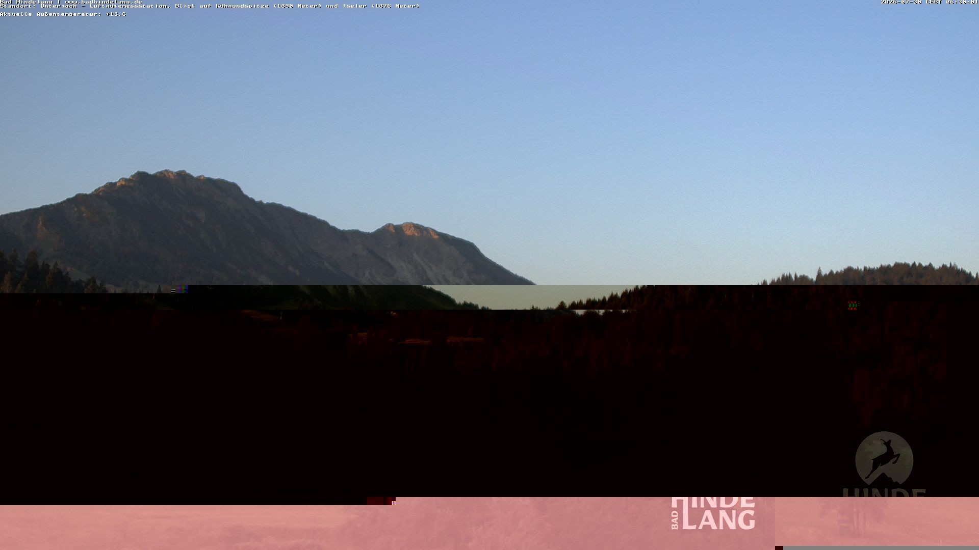 Archiv Foto Webcam Aussicht von der Region Unterjoch