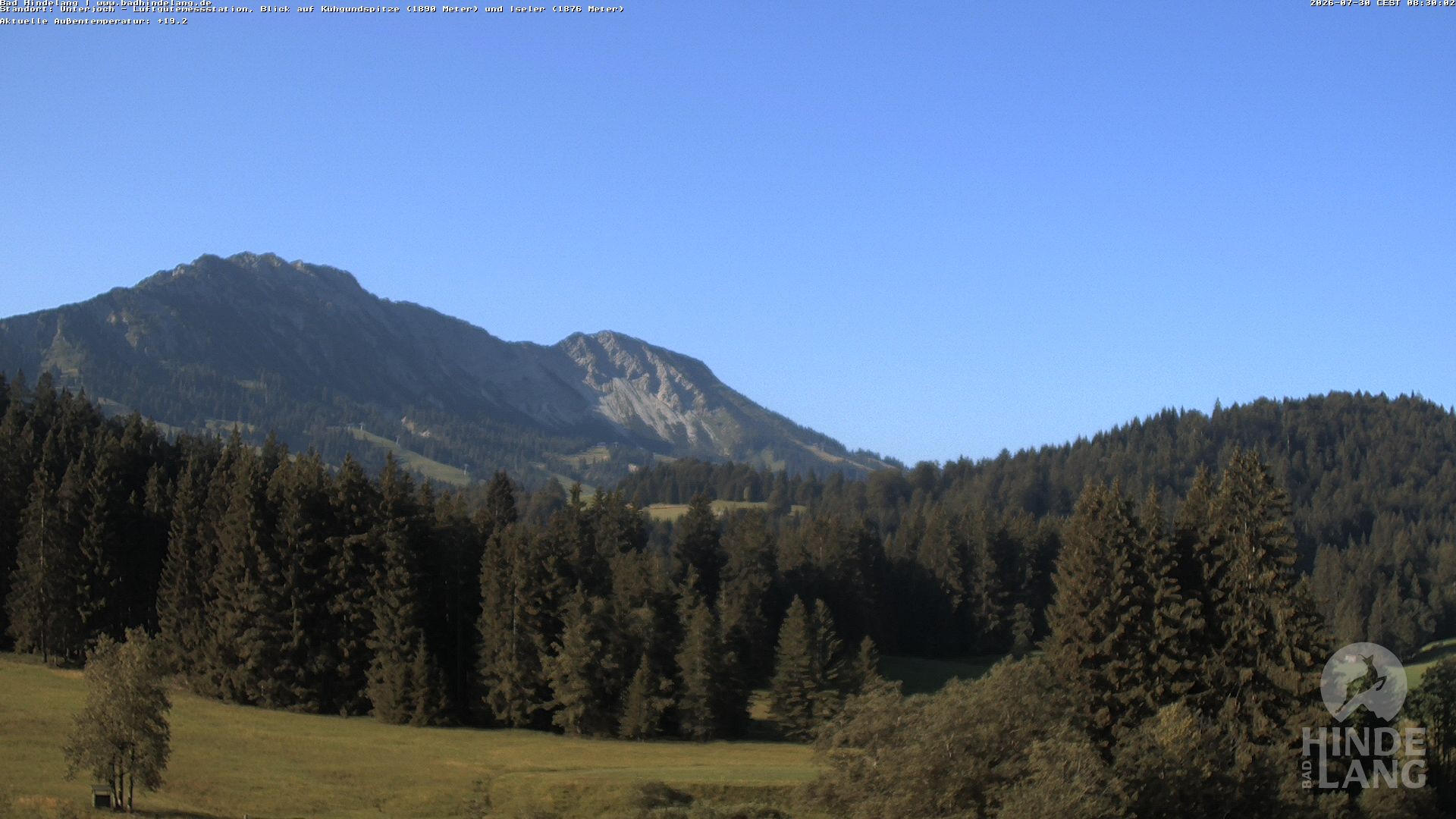 Archiv Foto Webcam Aussicht von der Region Unterjoch
