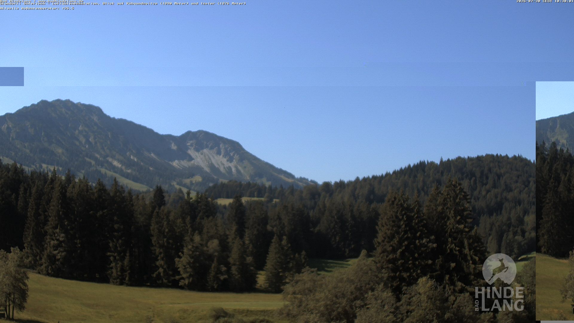 Archiv Foto Webcam Aussicht von der Region Unterjoch