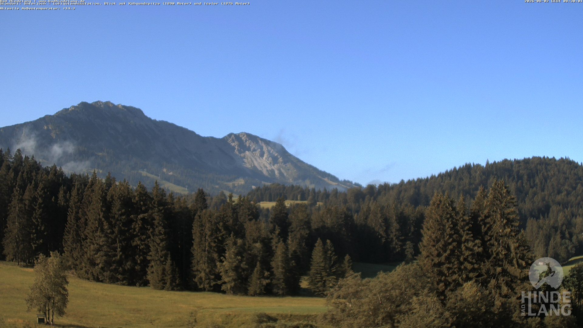 Archiv Foto Webcam Aussicht von der Region Unterjoch