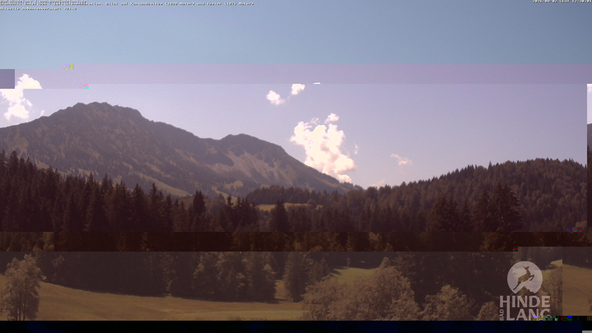 Archiv Foto Webcam Aussicht von der Region Unterjoch