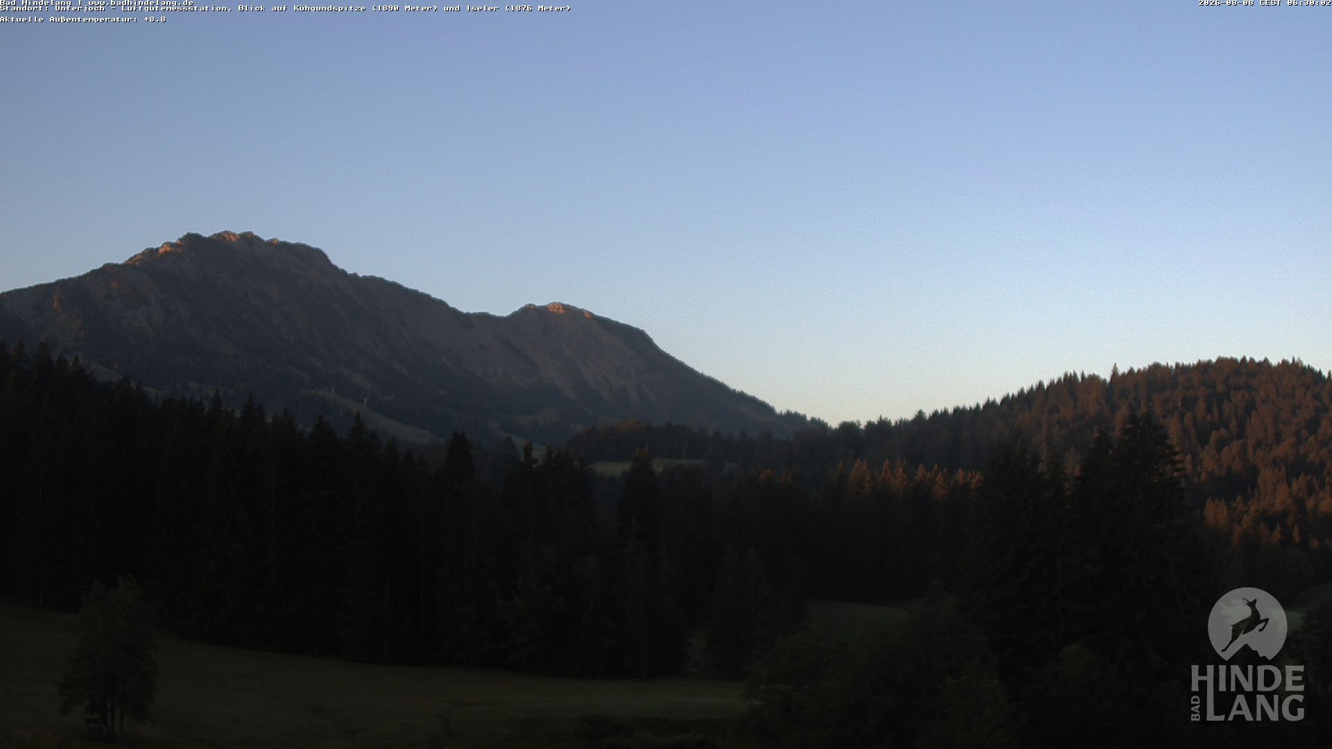 Archiv Foto Webcam Aussicht von der Region Unterjoch