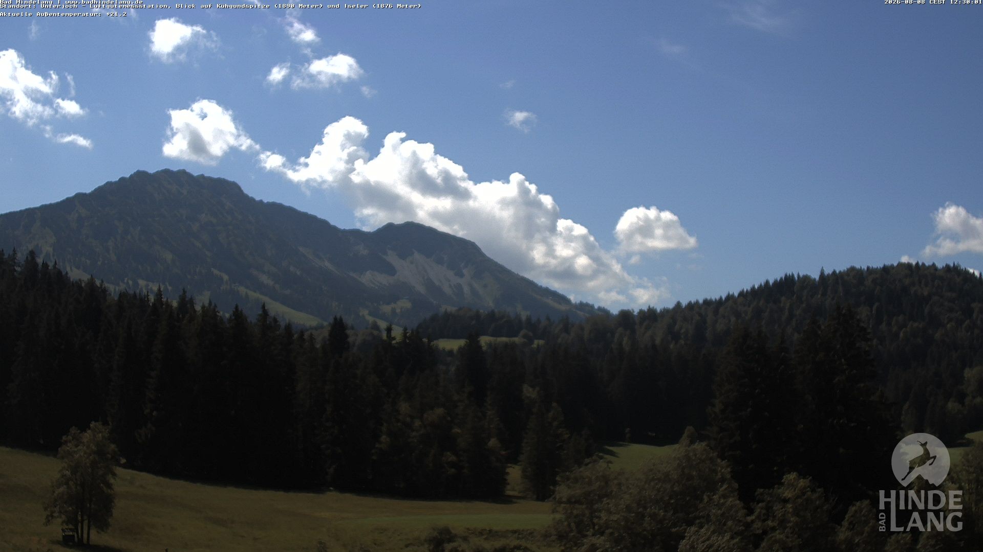 Archiv Foto Webcam Aussicht von der Region Unterjoch