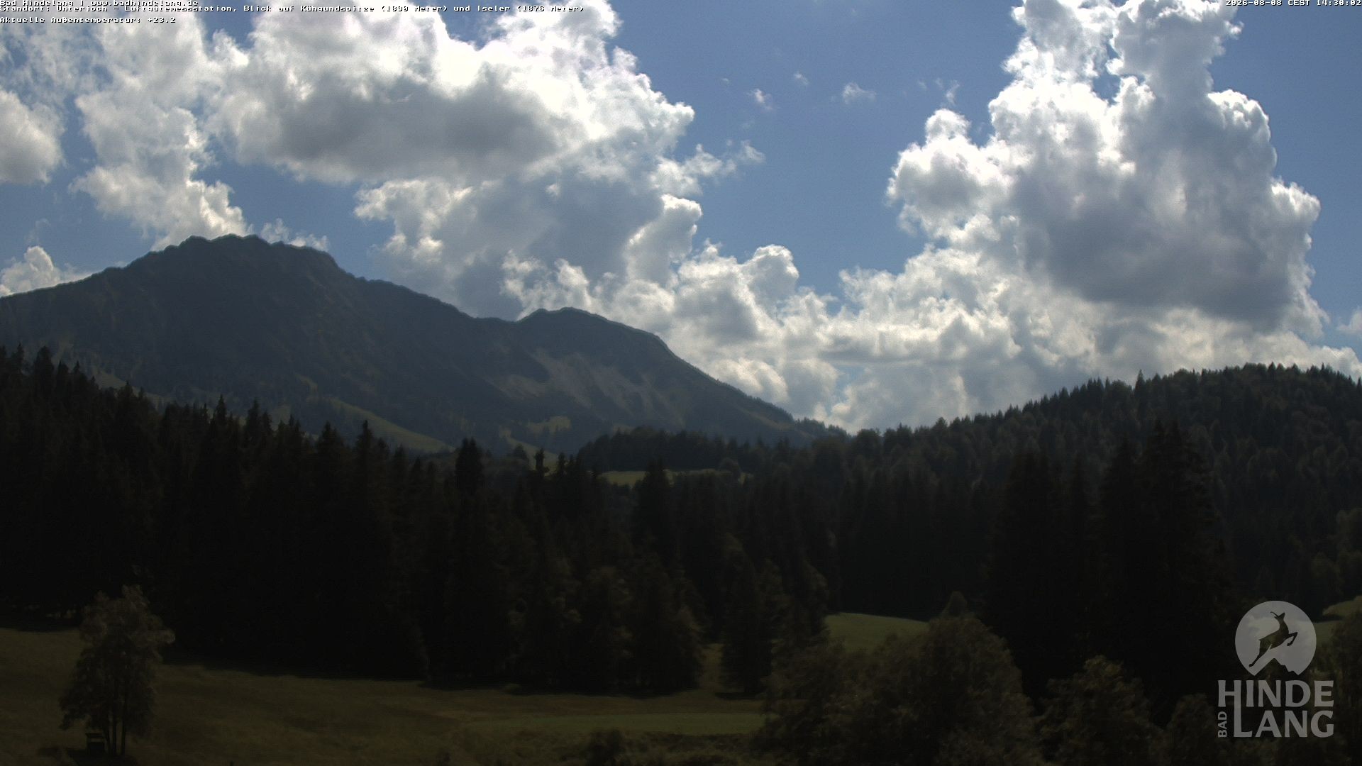 Archiv Foto Webcam Aussicht von der Region Unterjoch