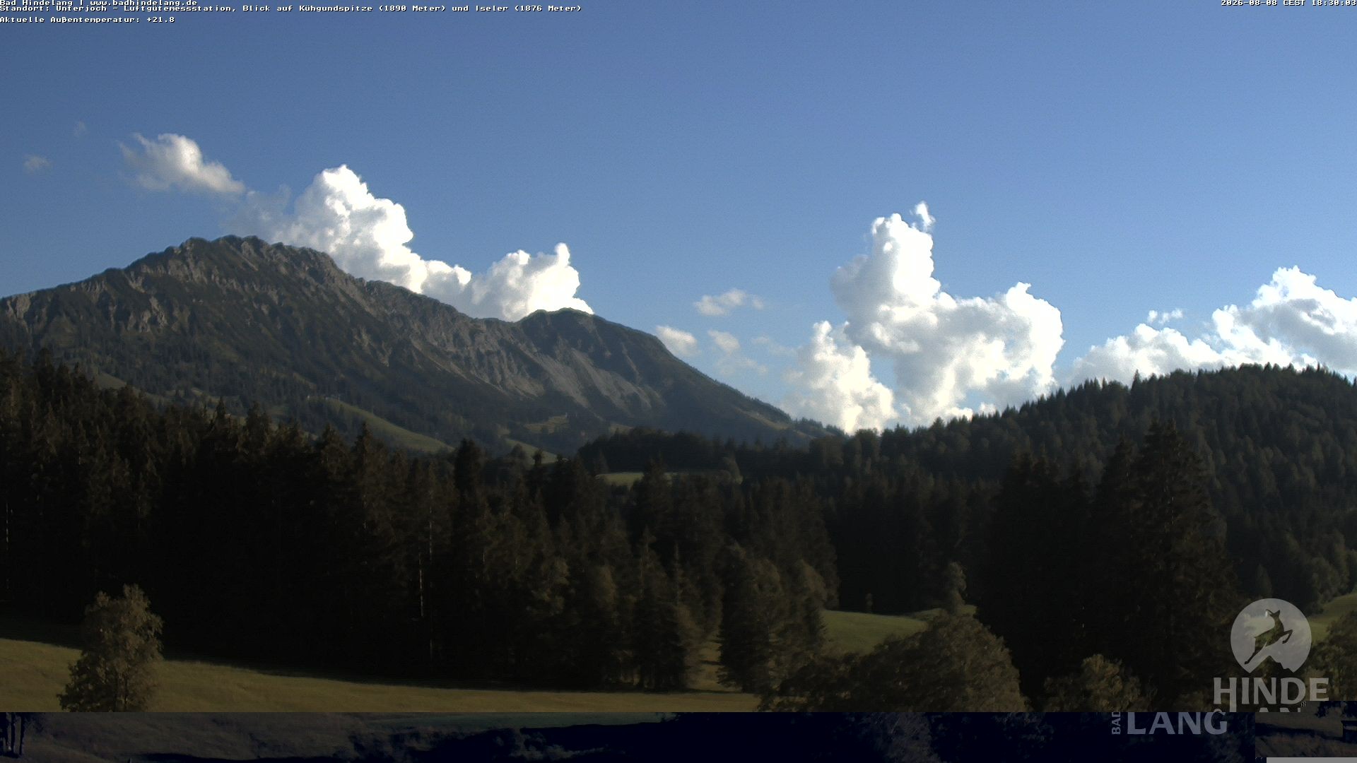 Archiv Foto Webcam Aussicht von der Region Unterjoch