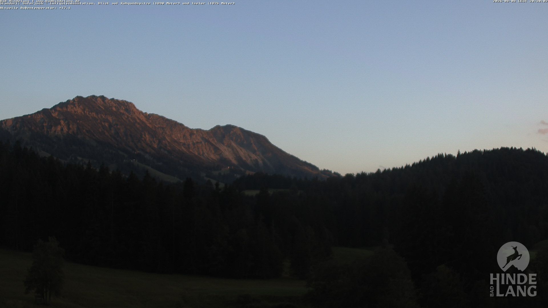 Archiv Foto Webcam Aussicht von der Region Unterjoch