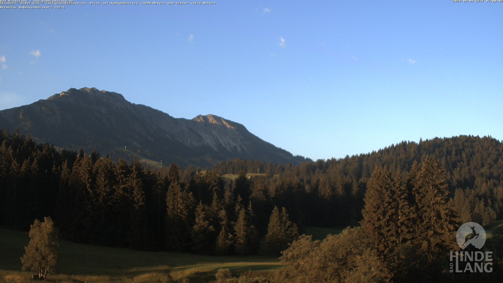Archiv Foto Webcam Aussicht von der Region Unterjoch