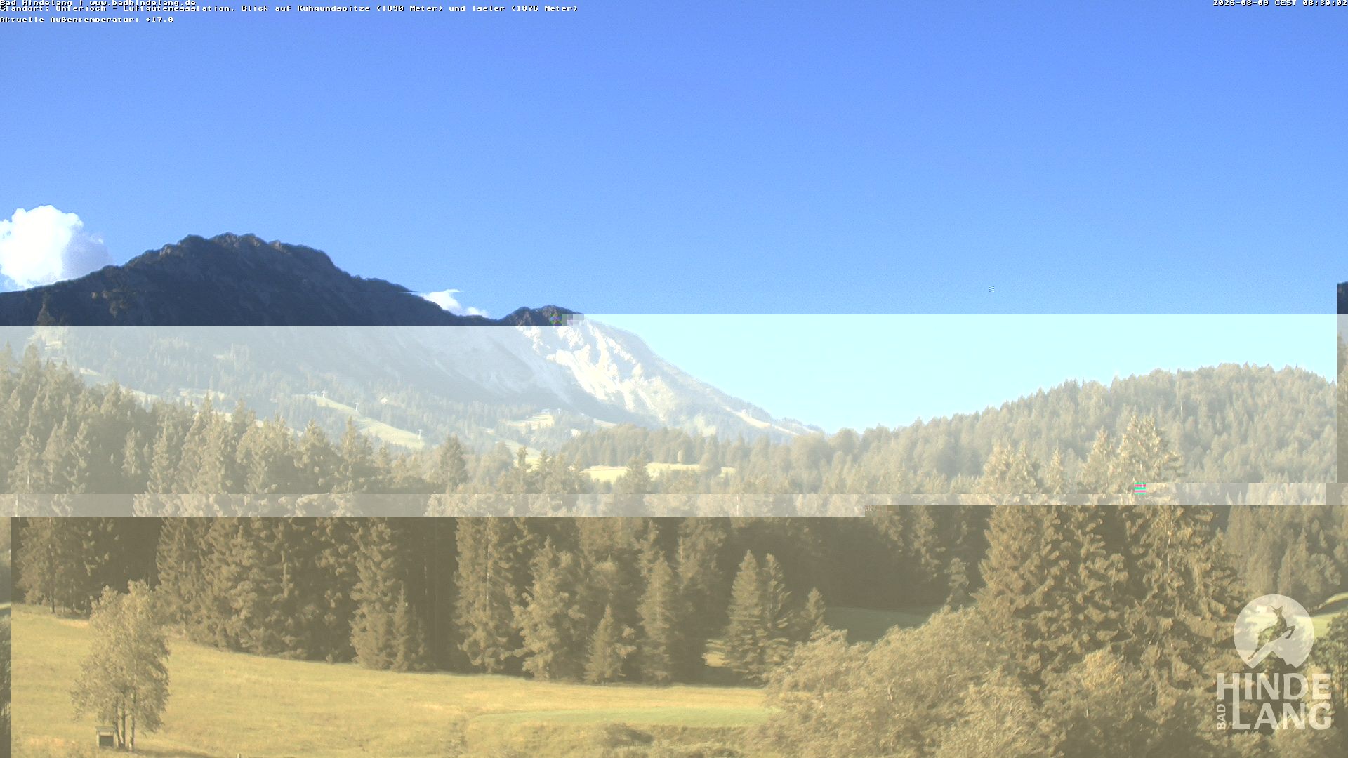 Archiv Foto Webcam Aussicht von der Region Unterjoch