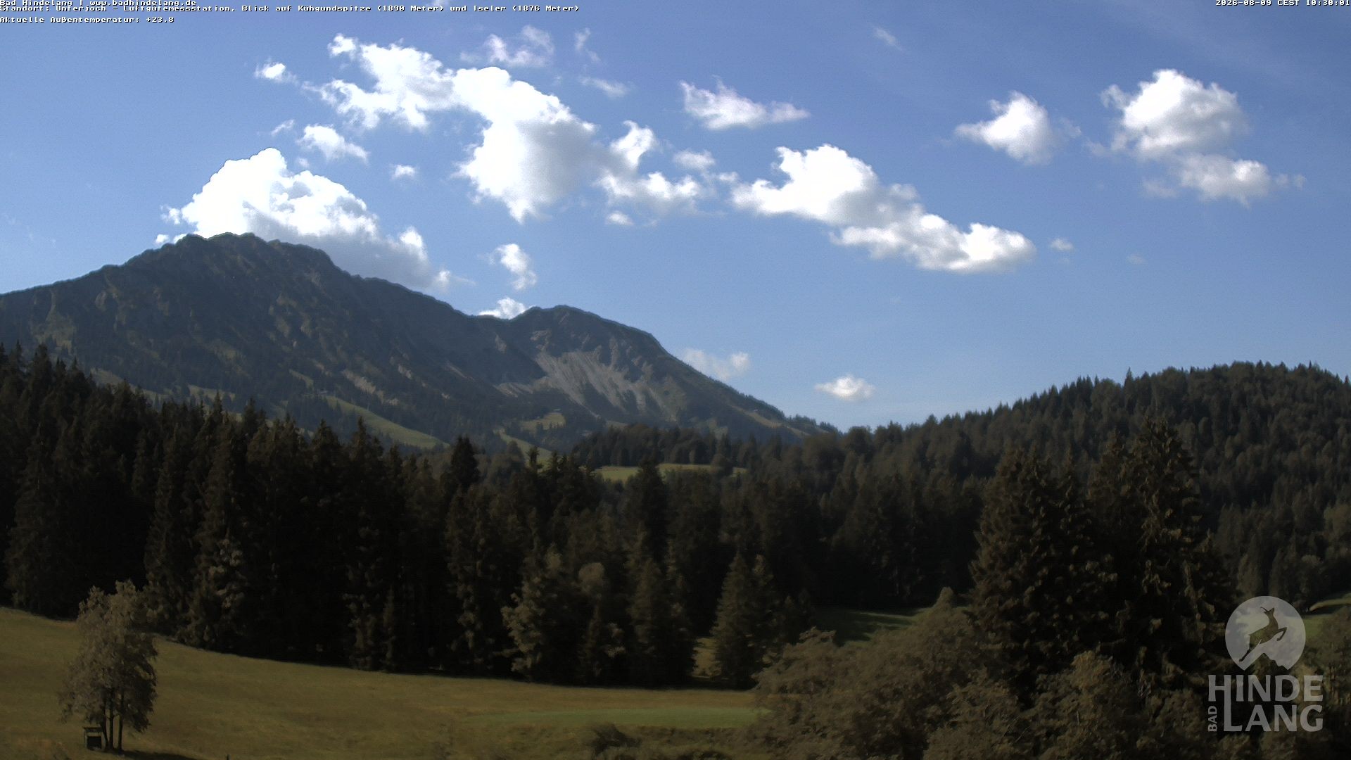 Archiv Foto Webcam Aussicht von der Region Unterjoch