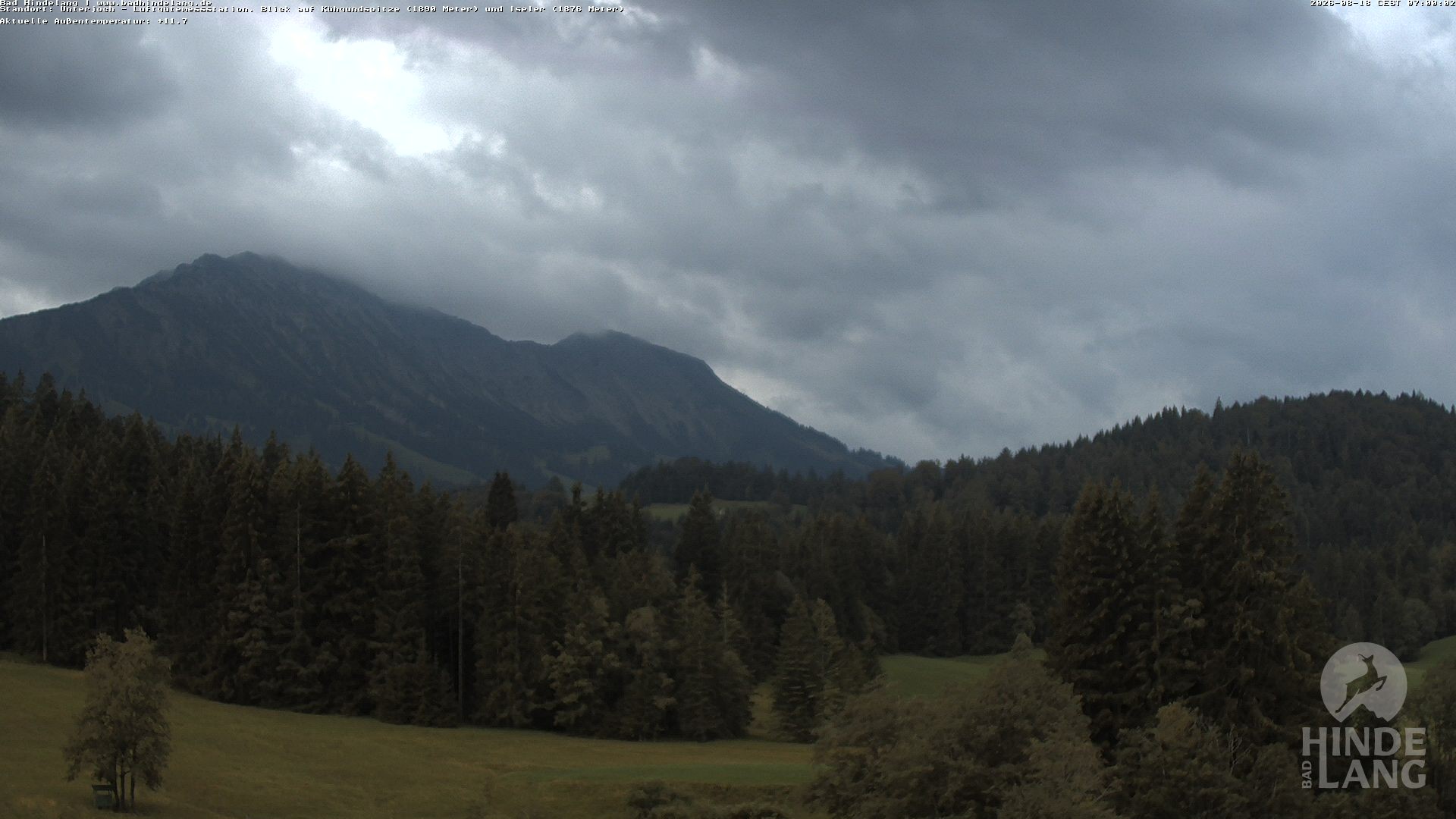 Archiv Foto Webcam Aussicht von der Region Unterjoch
