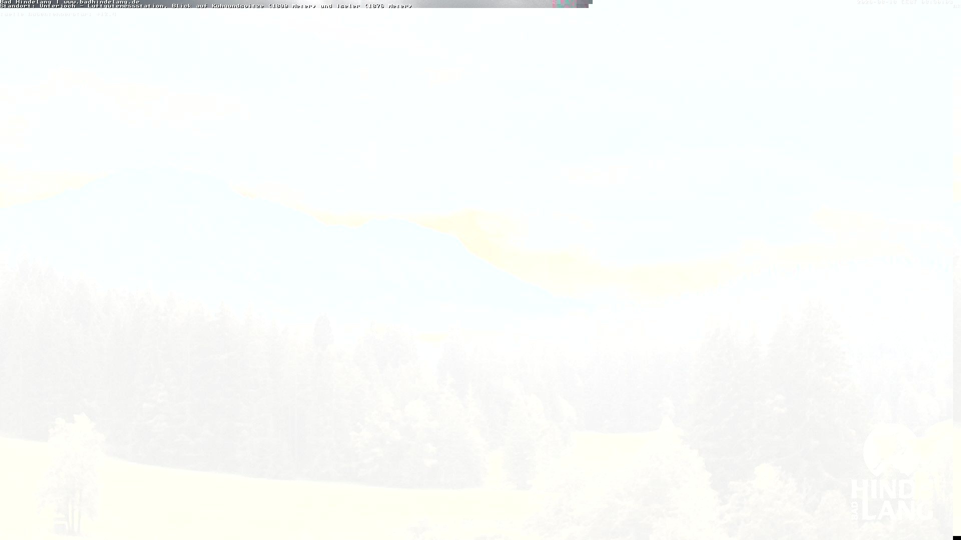 Archiv Foto Webcam Aussicht von der Region Unterjoch