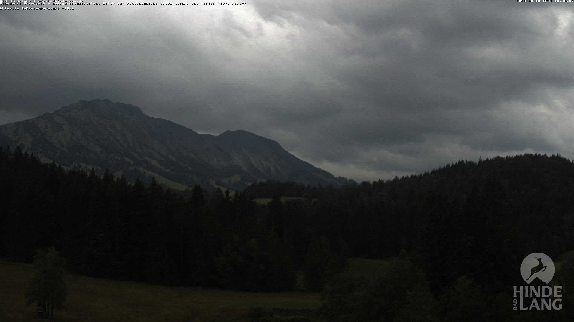 Archiv Foto Webcam Aussicht von der Region Unterjoch