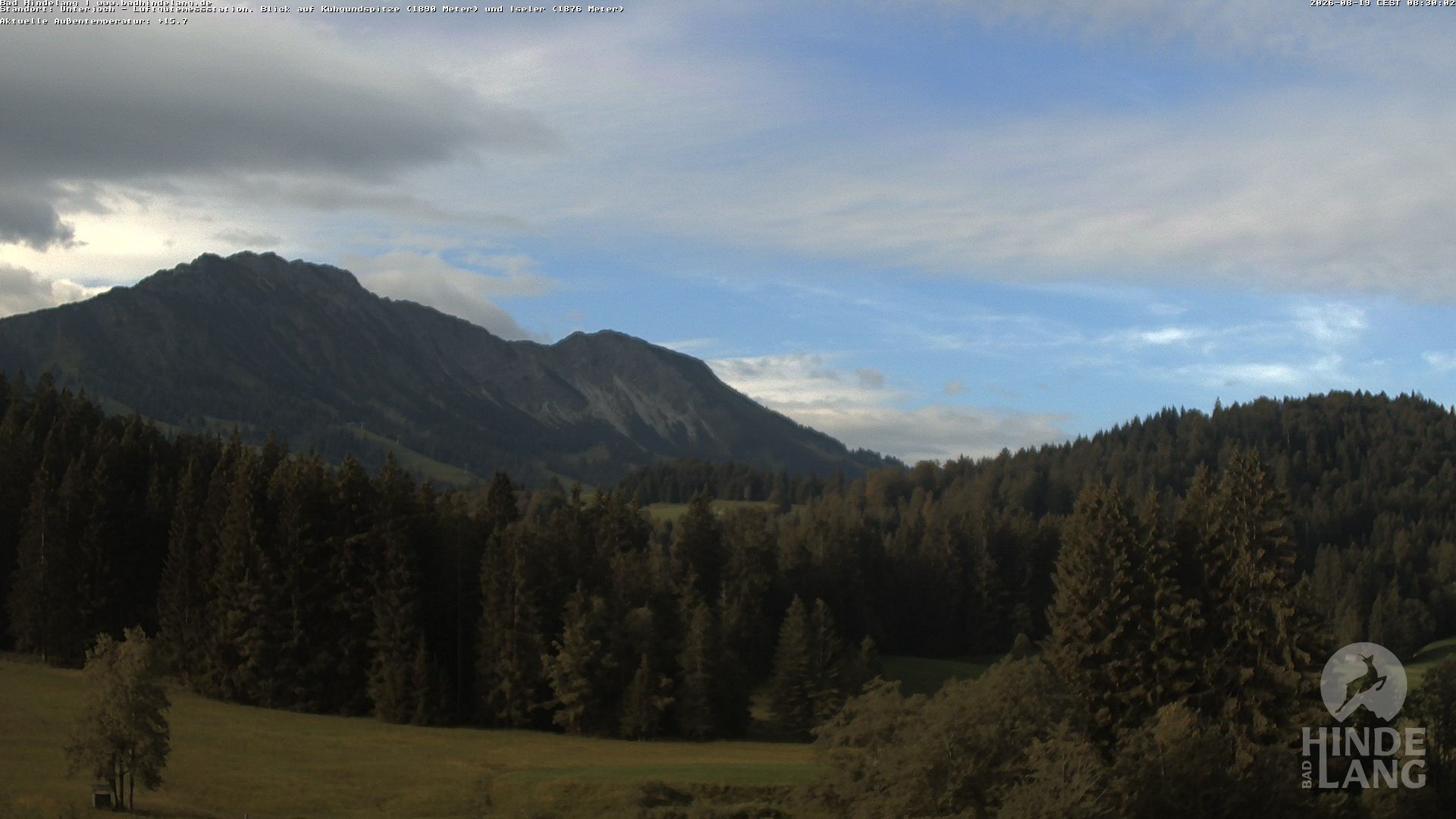Archiv Foto Webcam Aussicht von der Region Unterjoch