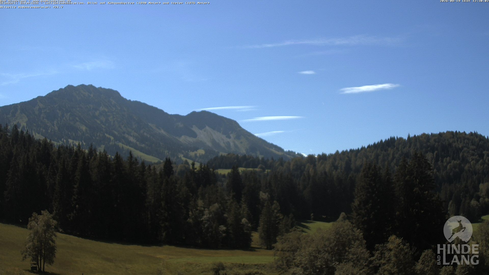 Archiv Foto Webcam Aussicht von der Region Unterjoch
