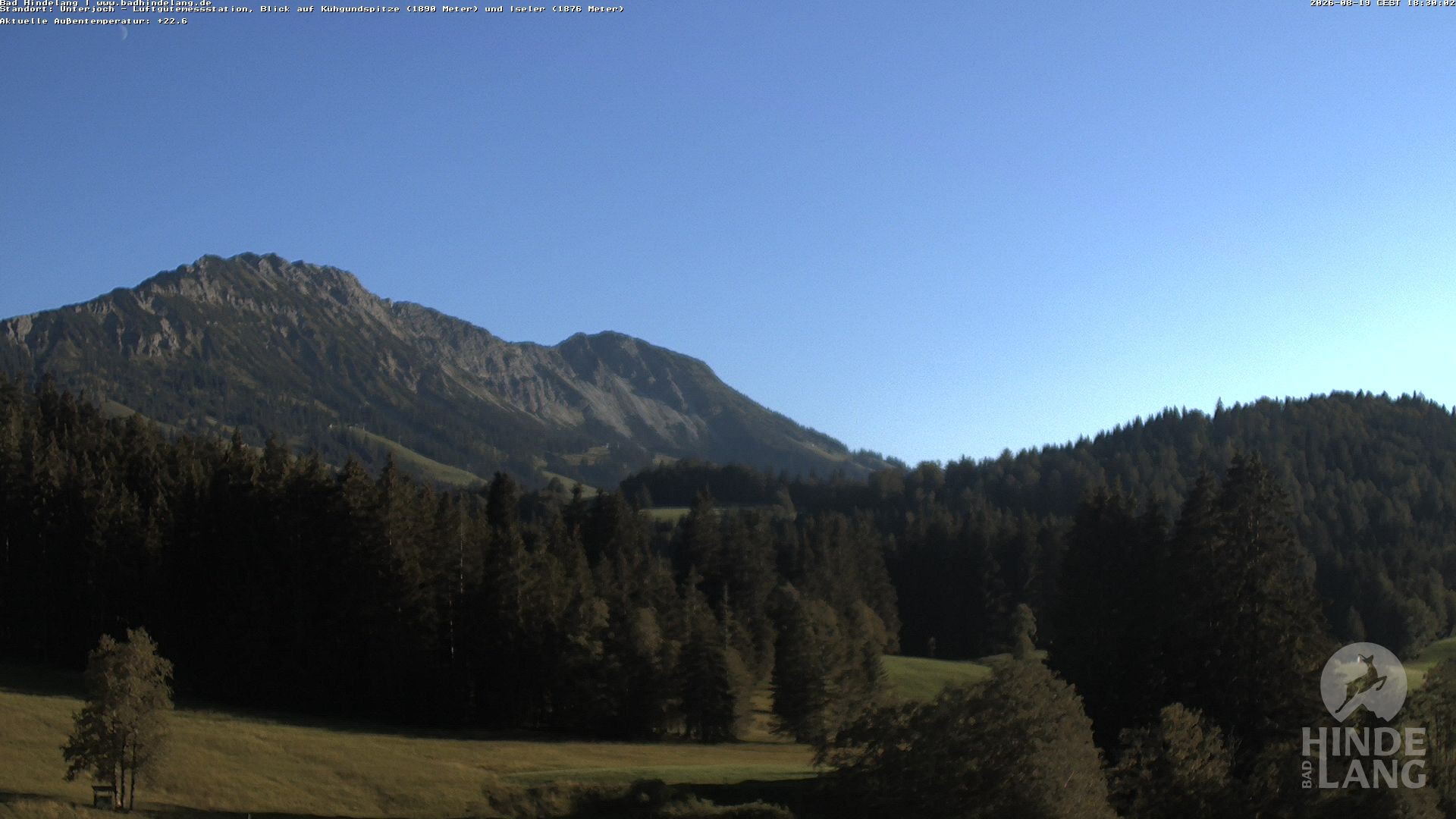 Archiv Foto Webcam Aussicht von der Region Unterjoch