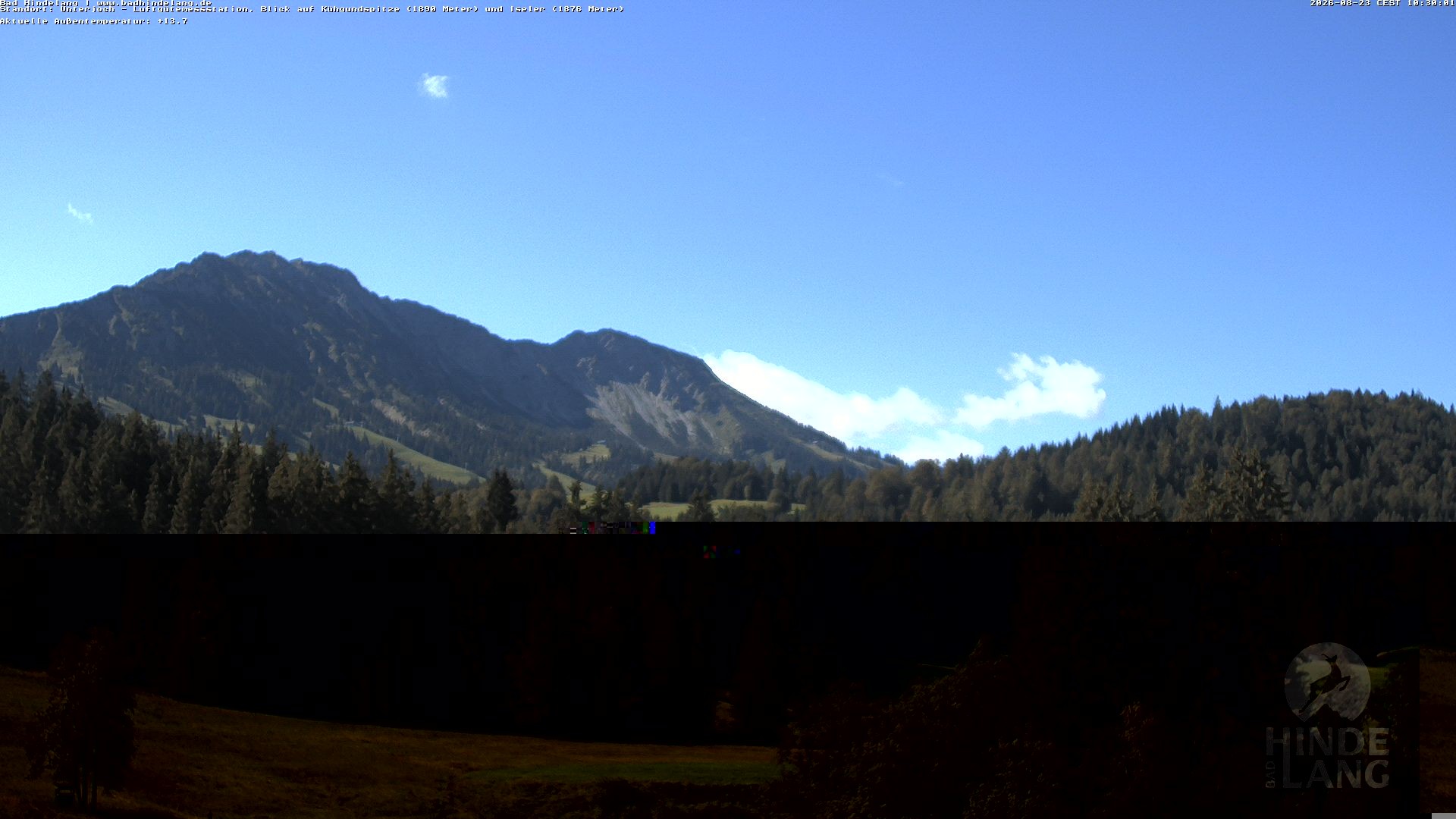 Archiv Foto Webcam Aussicht von der Region Unterjoch
