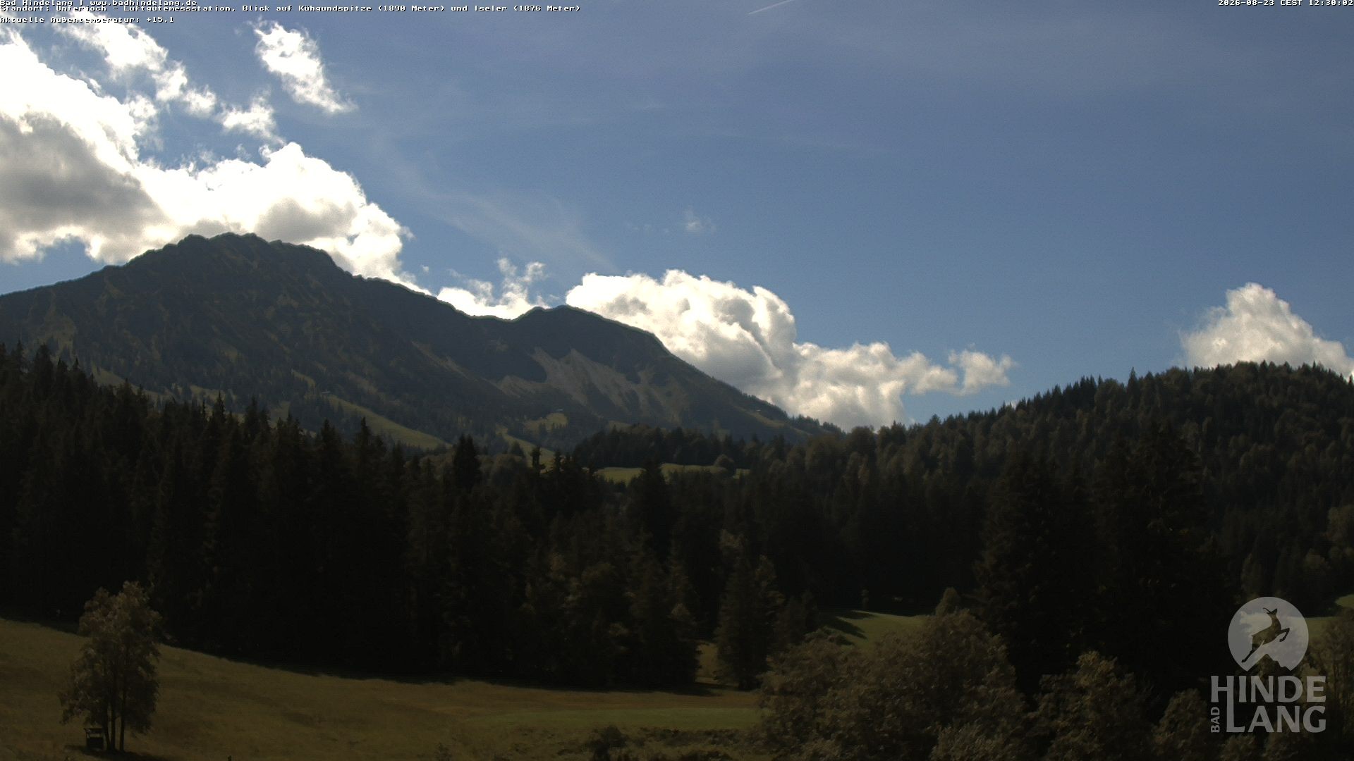 Archiv Foto Webcam Aussicht von der Region Unterjoch