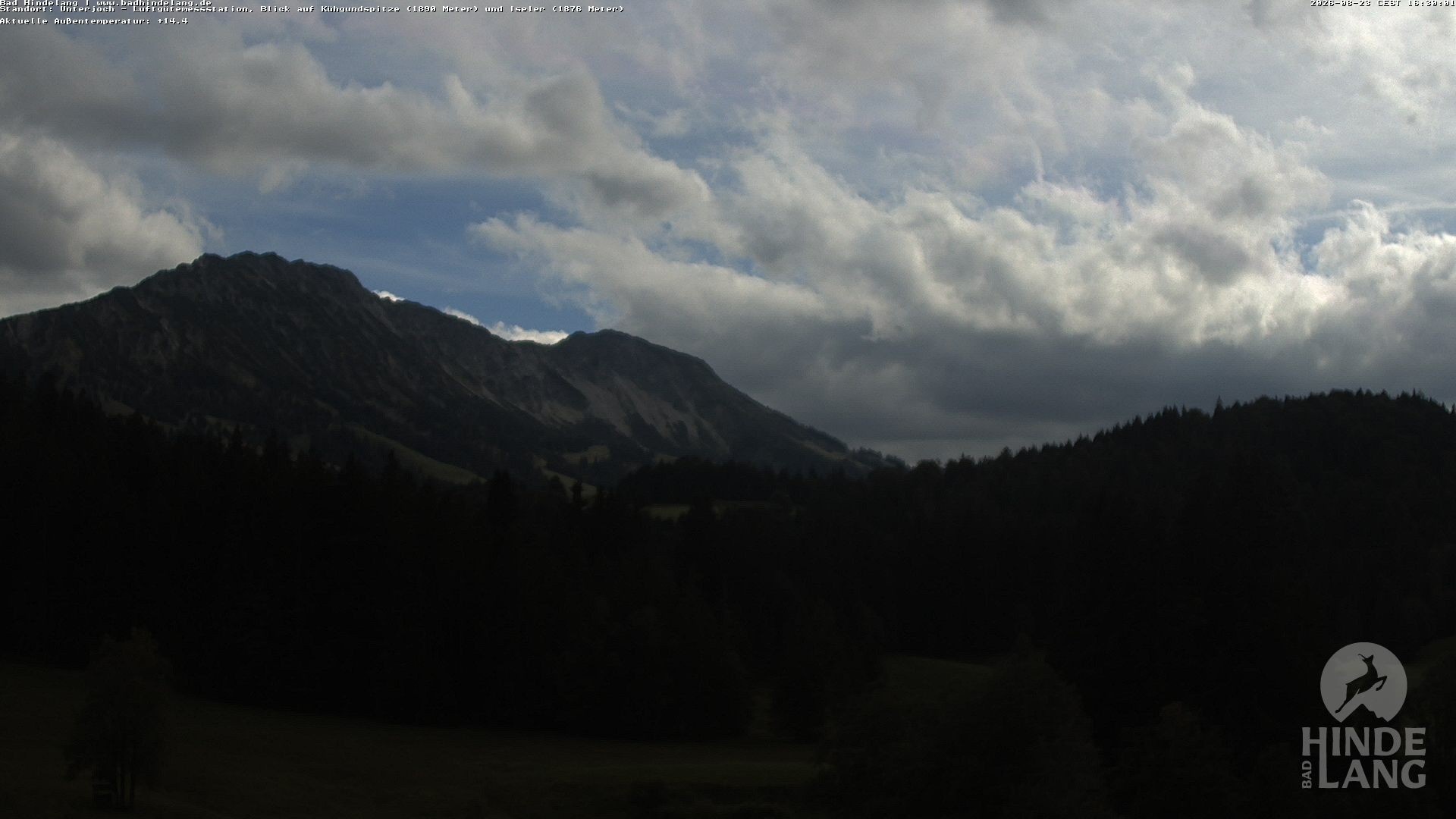 Archiv Foto Webcam Aussicht von der Region Unterjoch