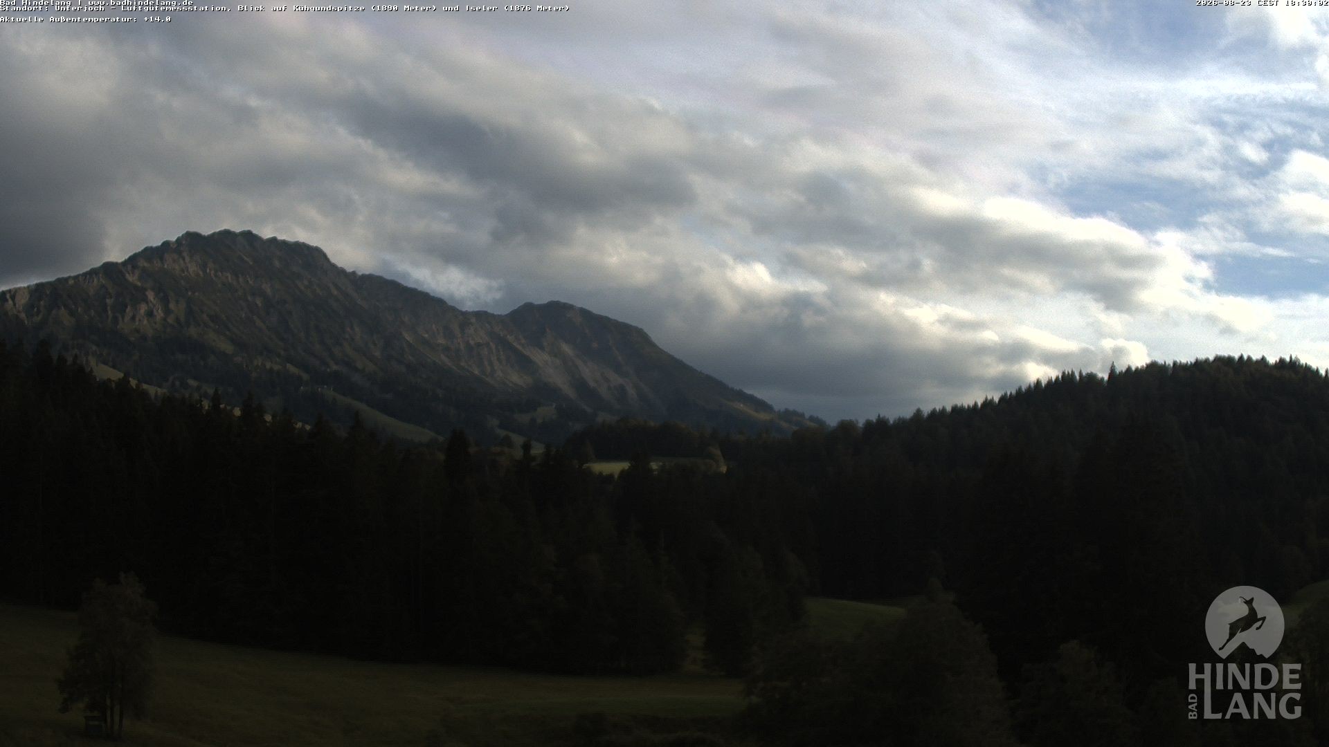 Archiv Foto Webcam Aussicht von der Region Unterjoch