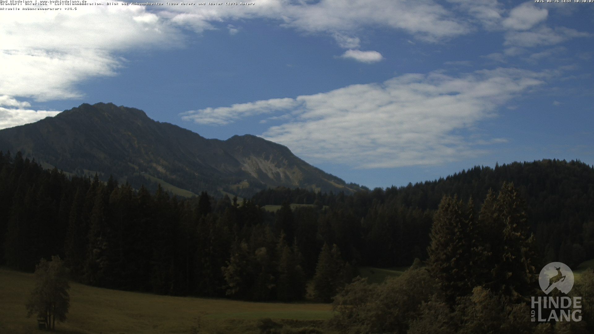 Archiv Foto Webcam Aussicht von der Region Unterjoch