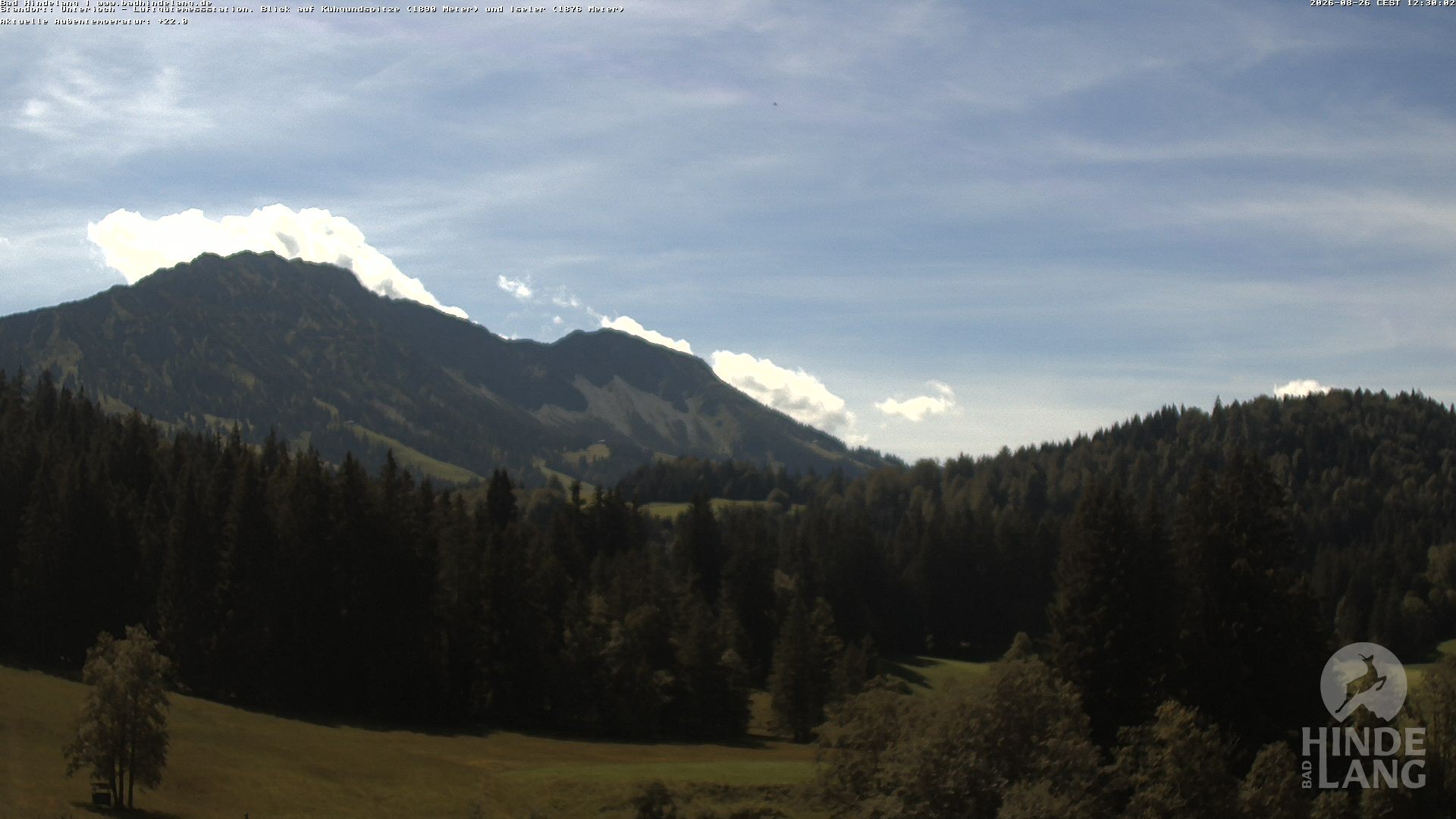 Archiv Foto Webcam Aussicht von der Region Unterjoch