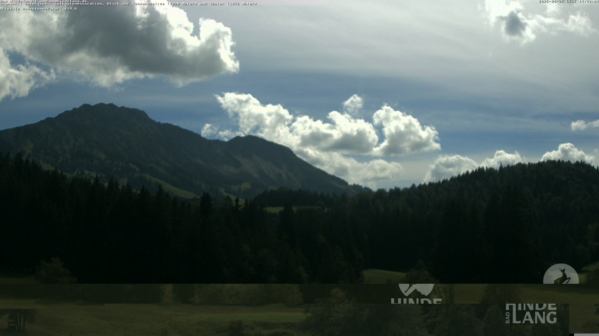 Archiv Foto Webcam Aussicht von der Region Unterjoch