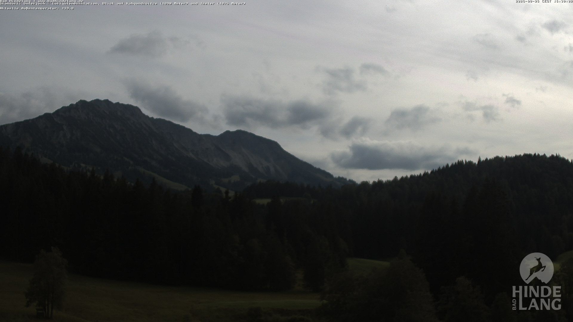 Archiv Foto Webcam Aussicht von der Region Unterjoch