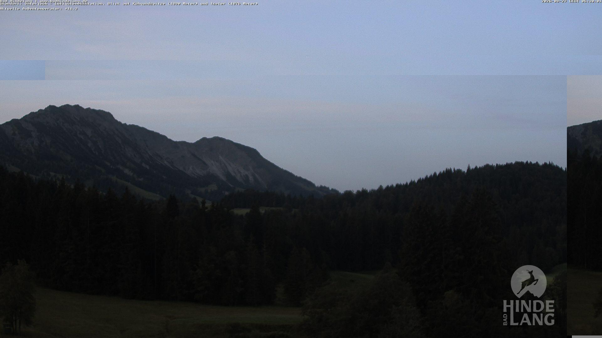 Archiv Foto Webcam Aussicht von der Region Unterjoch