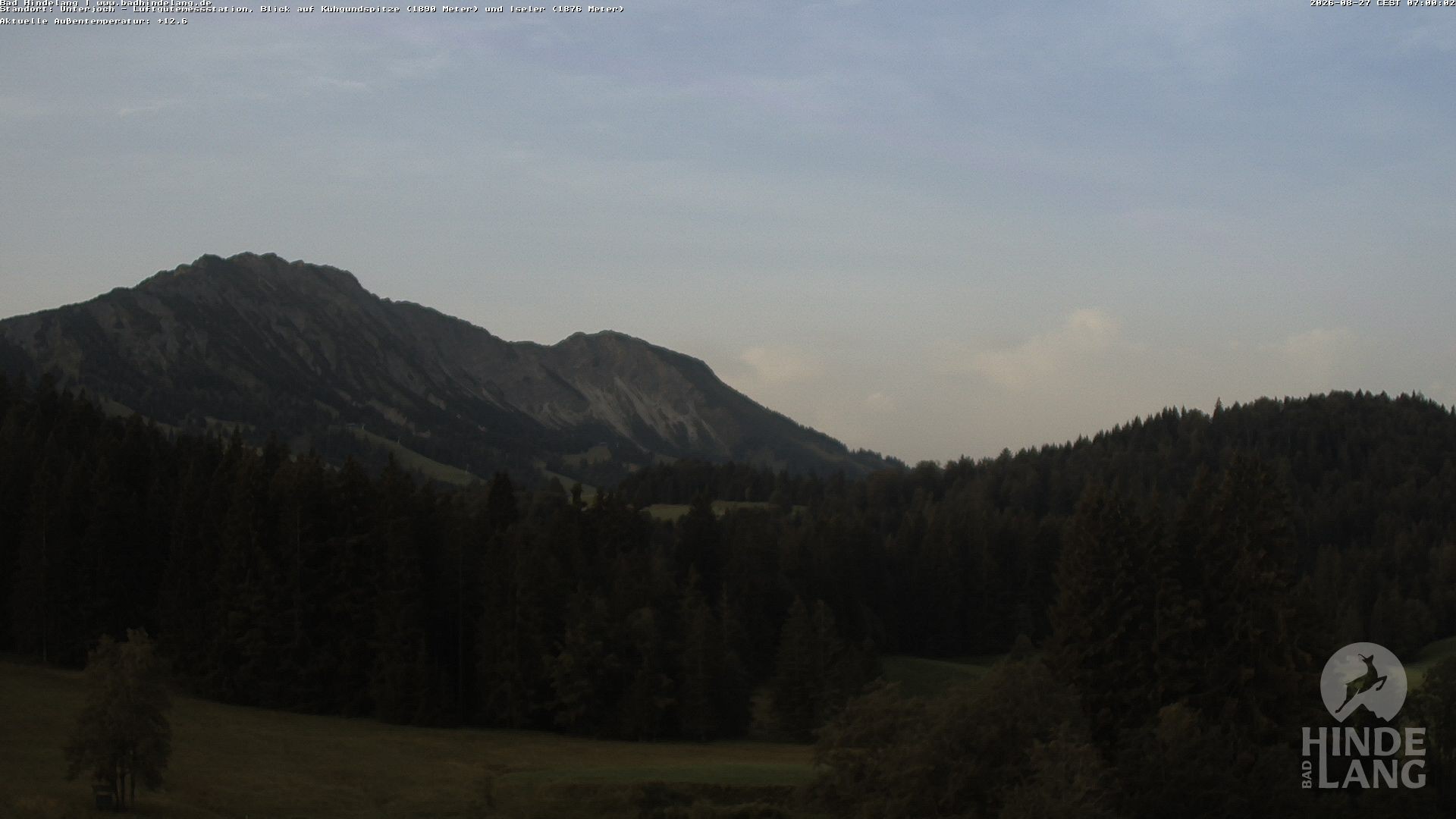 Archiv Foto Webcam Aussicht von der Region Unterjoch